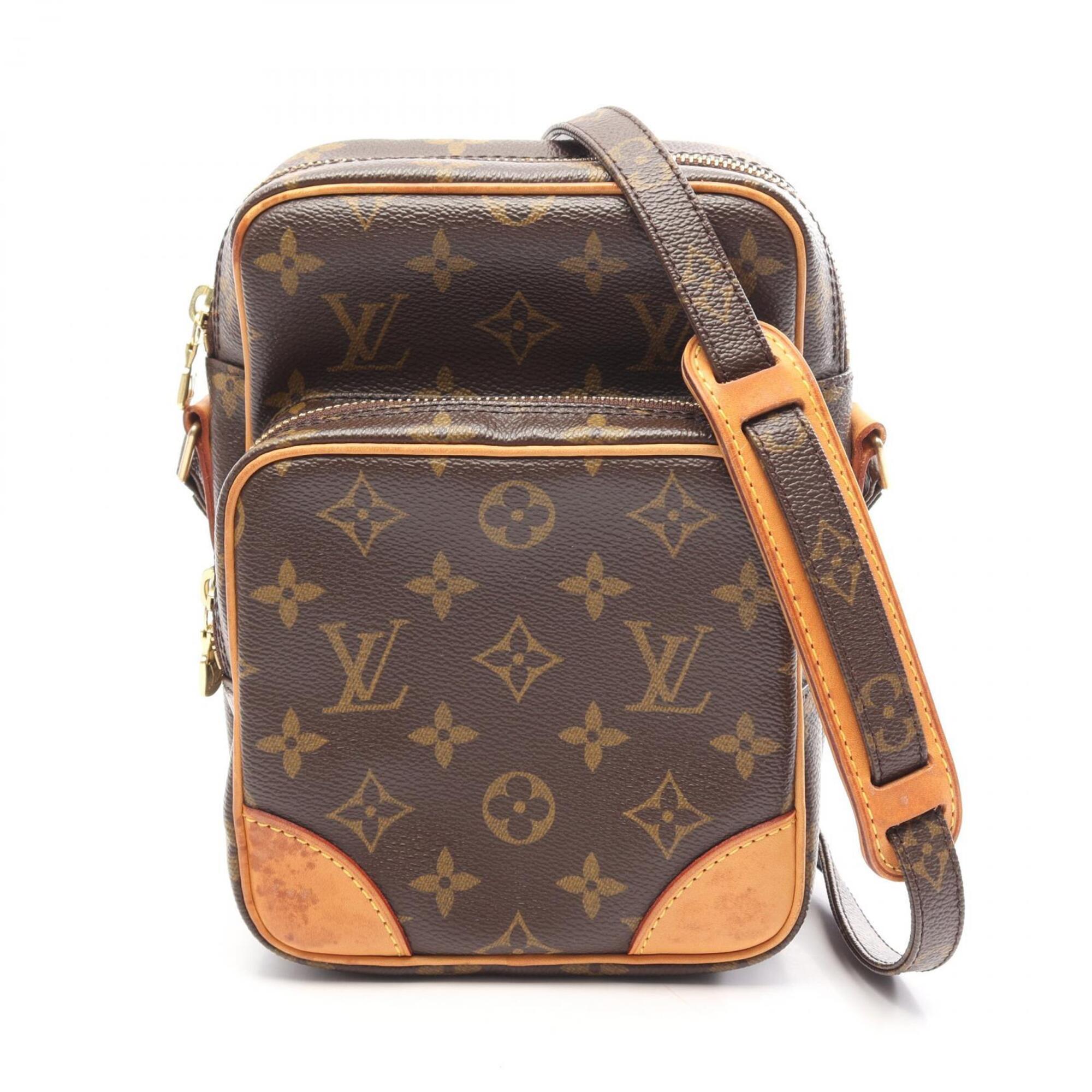 Louis Vuitton Brown Monogram Monogram Leather Shoulder Bag (Pre-Owned)