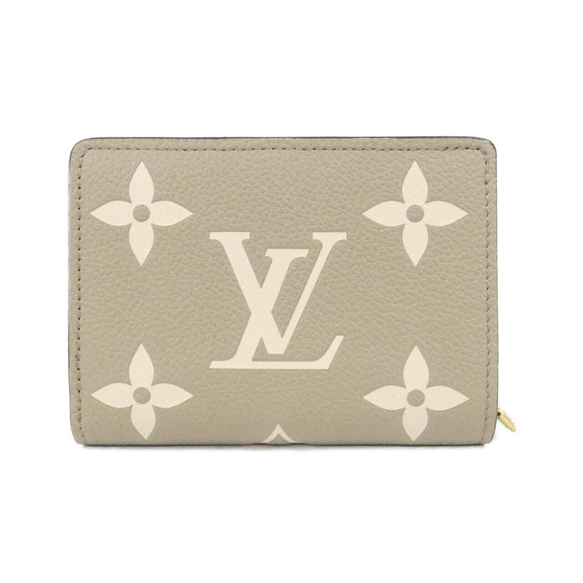 Louis Vuitton Beige Cream Tourterelle Leather Wallet (Bi-Fold) (Pre-Owned)