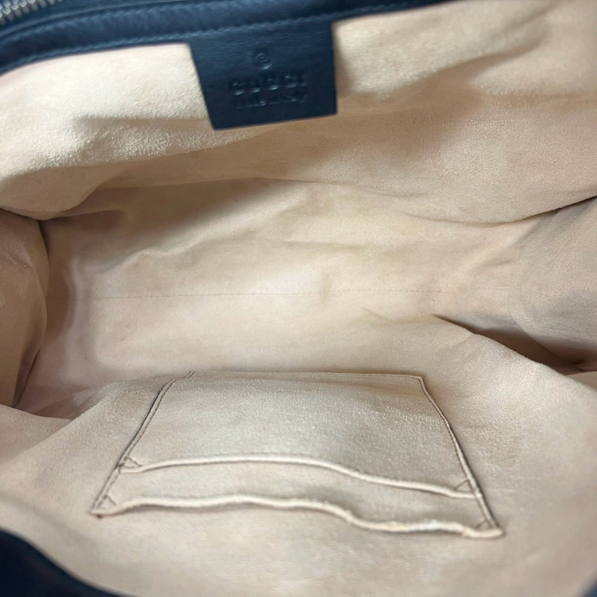 Gucci Black Leather Handbag Tote Bag (Pre-Owned)
