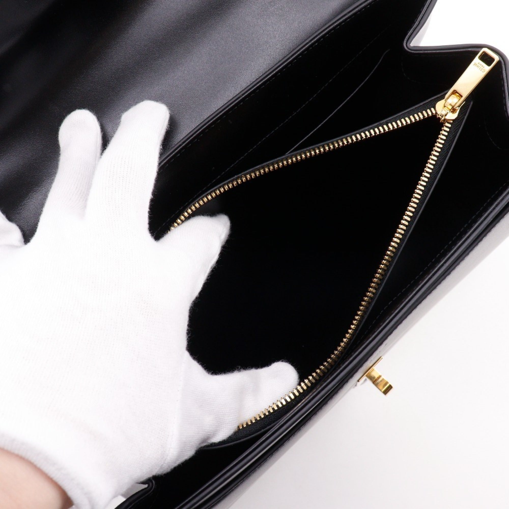 Celine Black Leather Handbag (Pre-Owned)