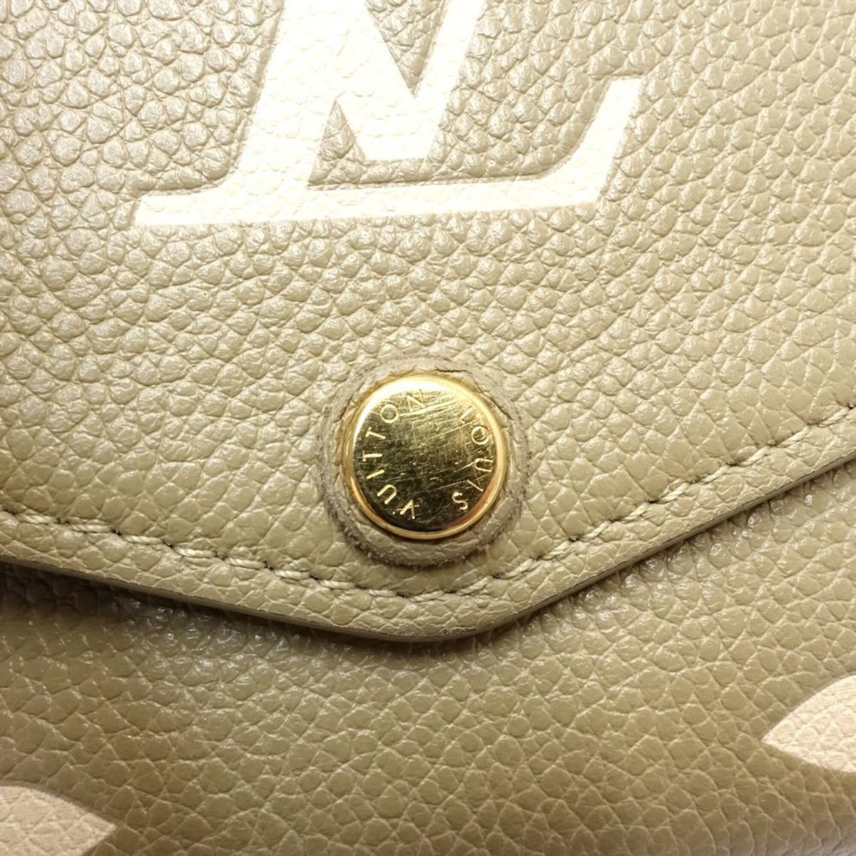Louis Vuitton Monogram Empreinte Beige Monogram Empreinte Long Wallet (Bi-Fold) (Pre-Owned)