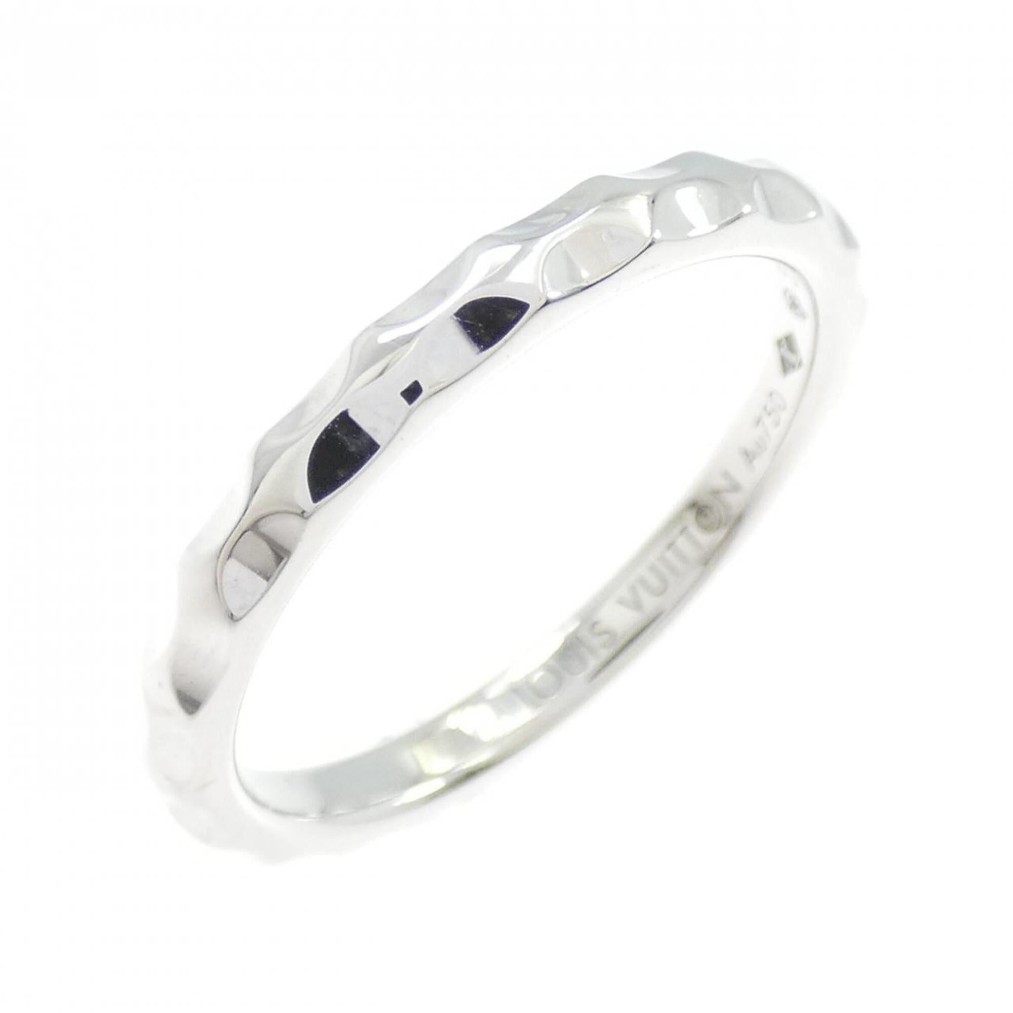 Louis Vuitton White Gold (18K) Band Ring (Pre-Owned)