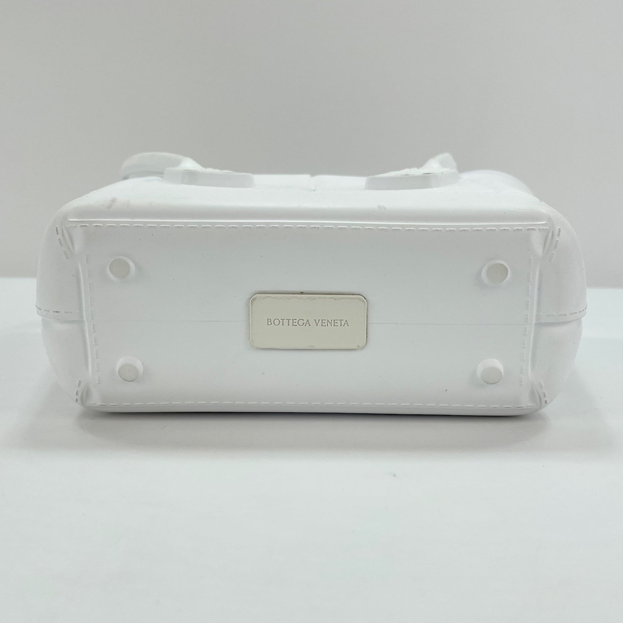 Bottega Veneta White Tote Bag (Pre-Owned)