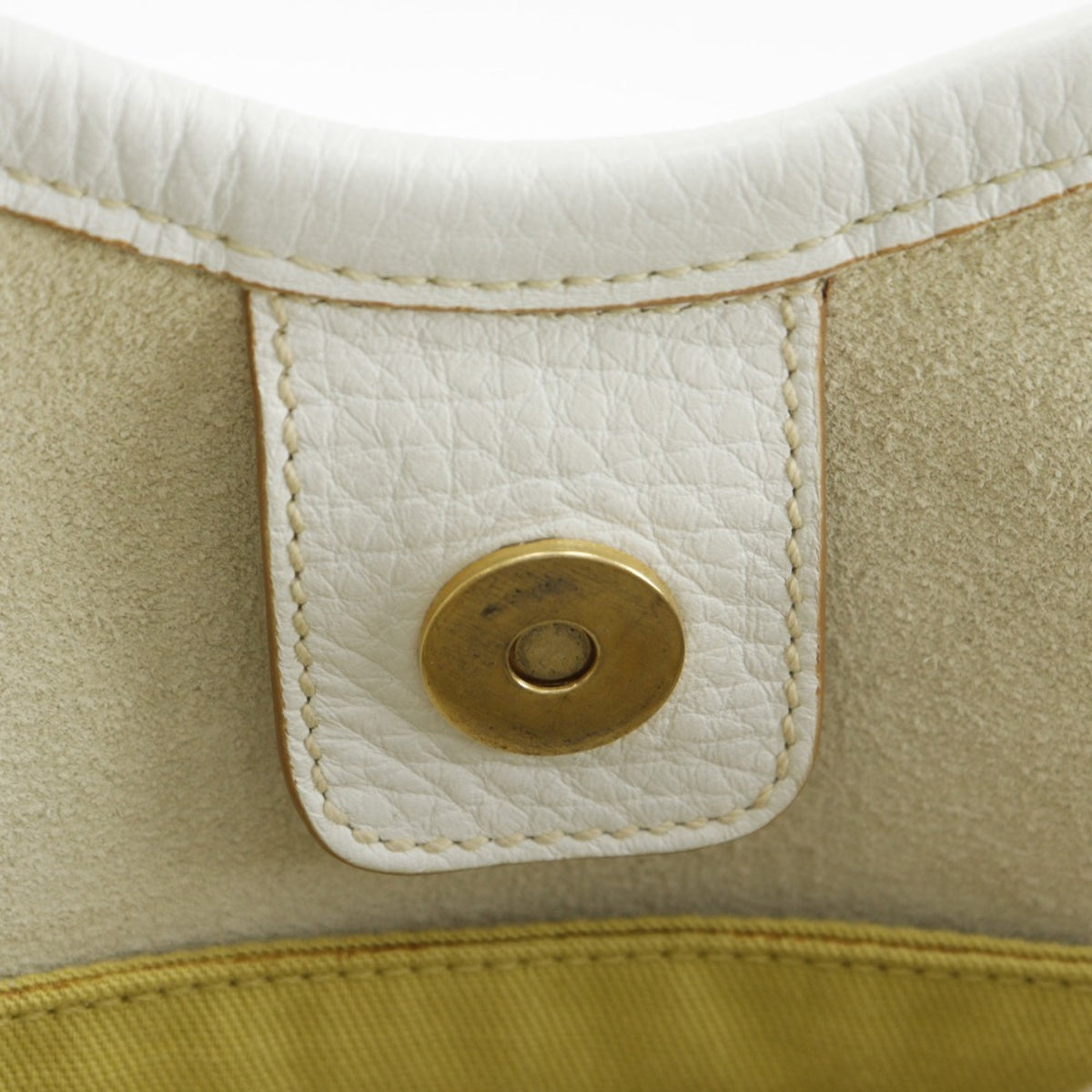 Salvatore Ferragamo White Leather Tote Bag (Pre-Owned)