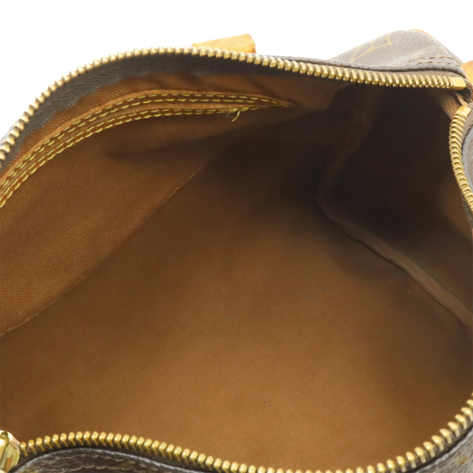 Louis Vuitton Brown Monogram Canvas Pvc Coated Canvas Handbag Sling Bag (Pre-Owned)