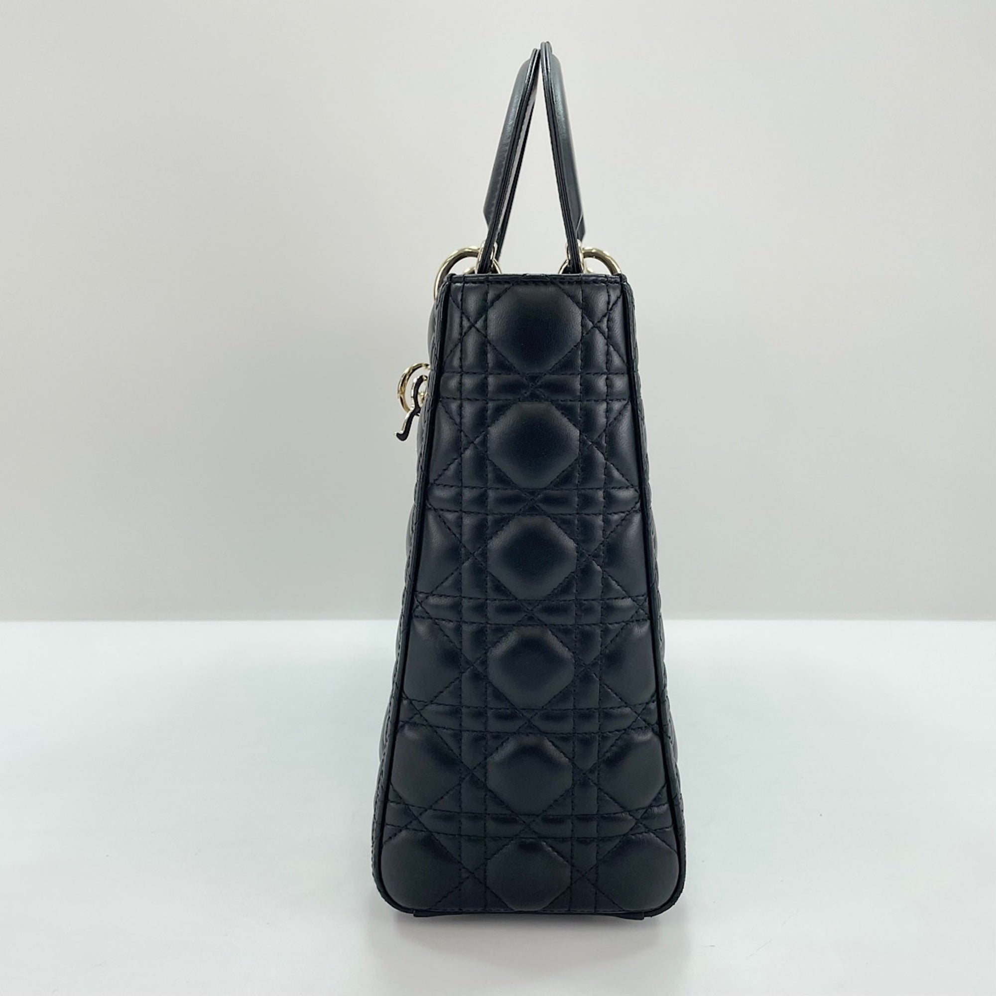 Christian Dior Black Leather Handbag (Pre-Owned)
