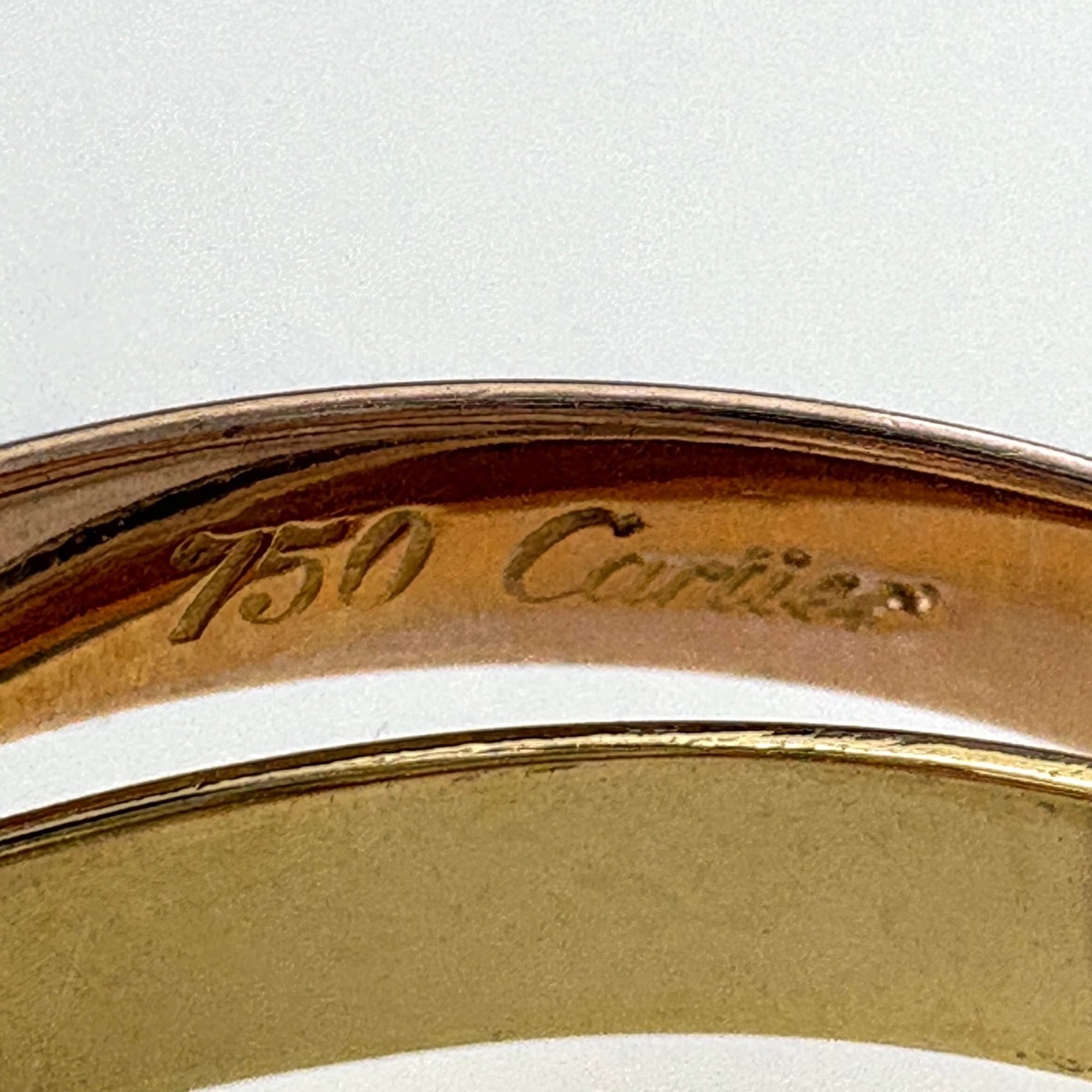 Cartier Yellow Gold (18K) Pink Gold (18K) White Gold (18K) Band Ring (Pre-Owned)