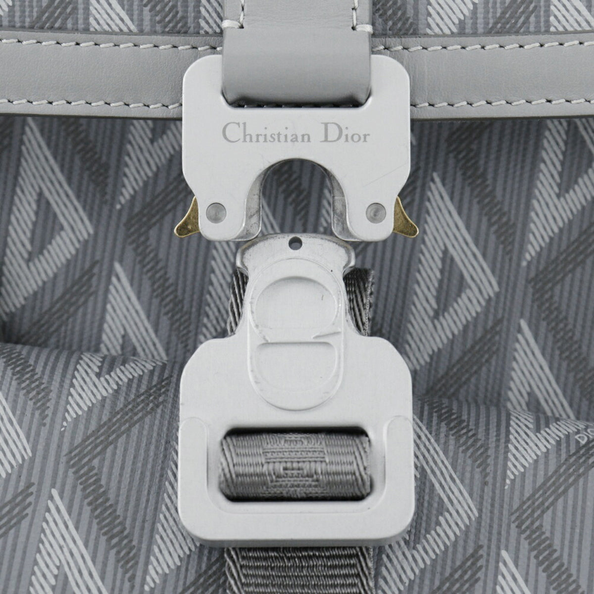 Christian Dior Gray Pvc Backpack (Pre-Owned)