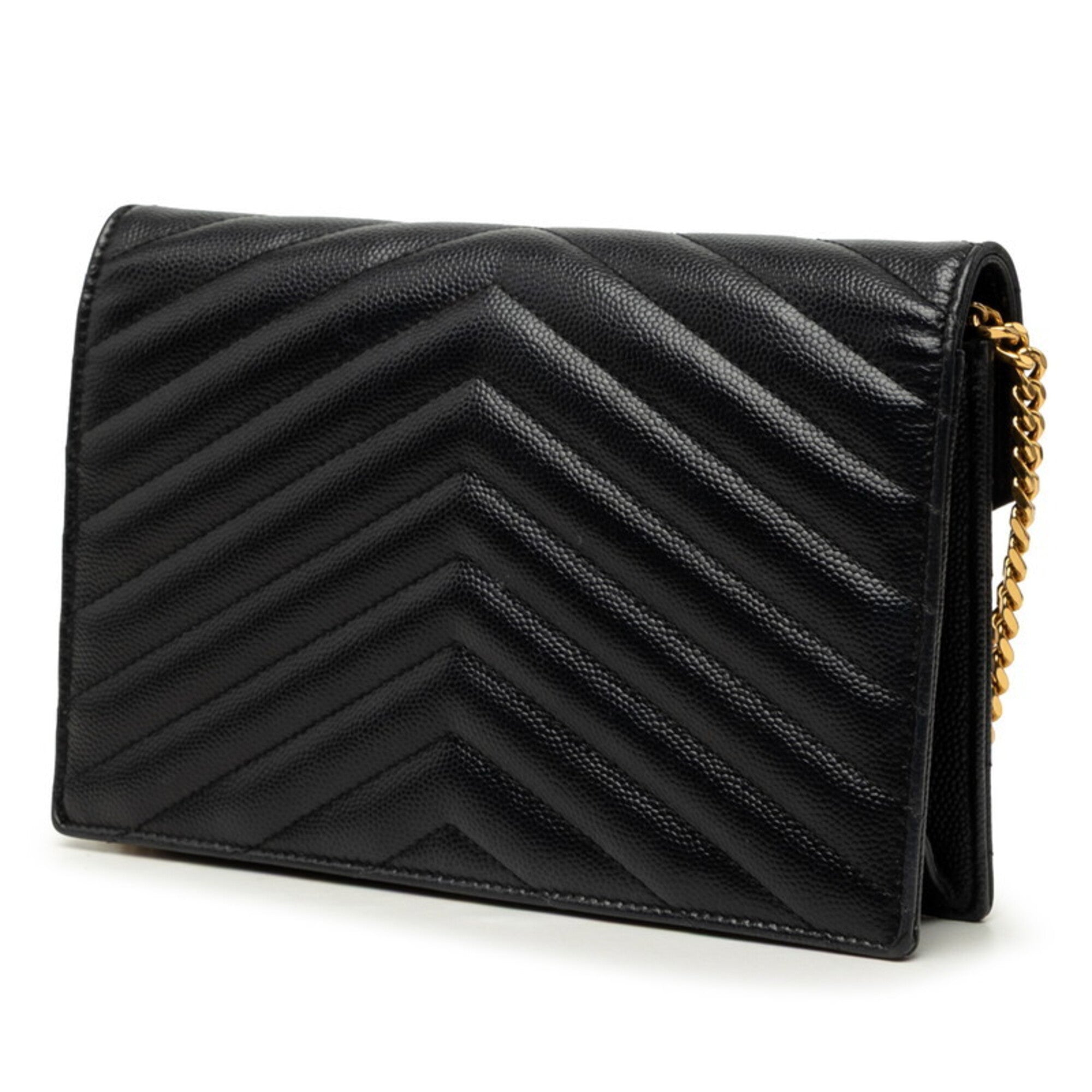 Saint Laurent Navy Leather Shoulder Bag (Pre-Owned)