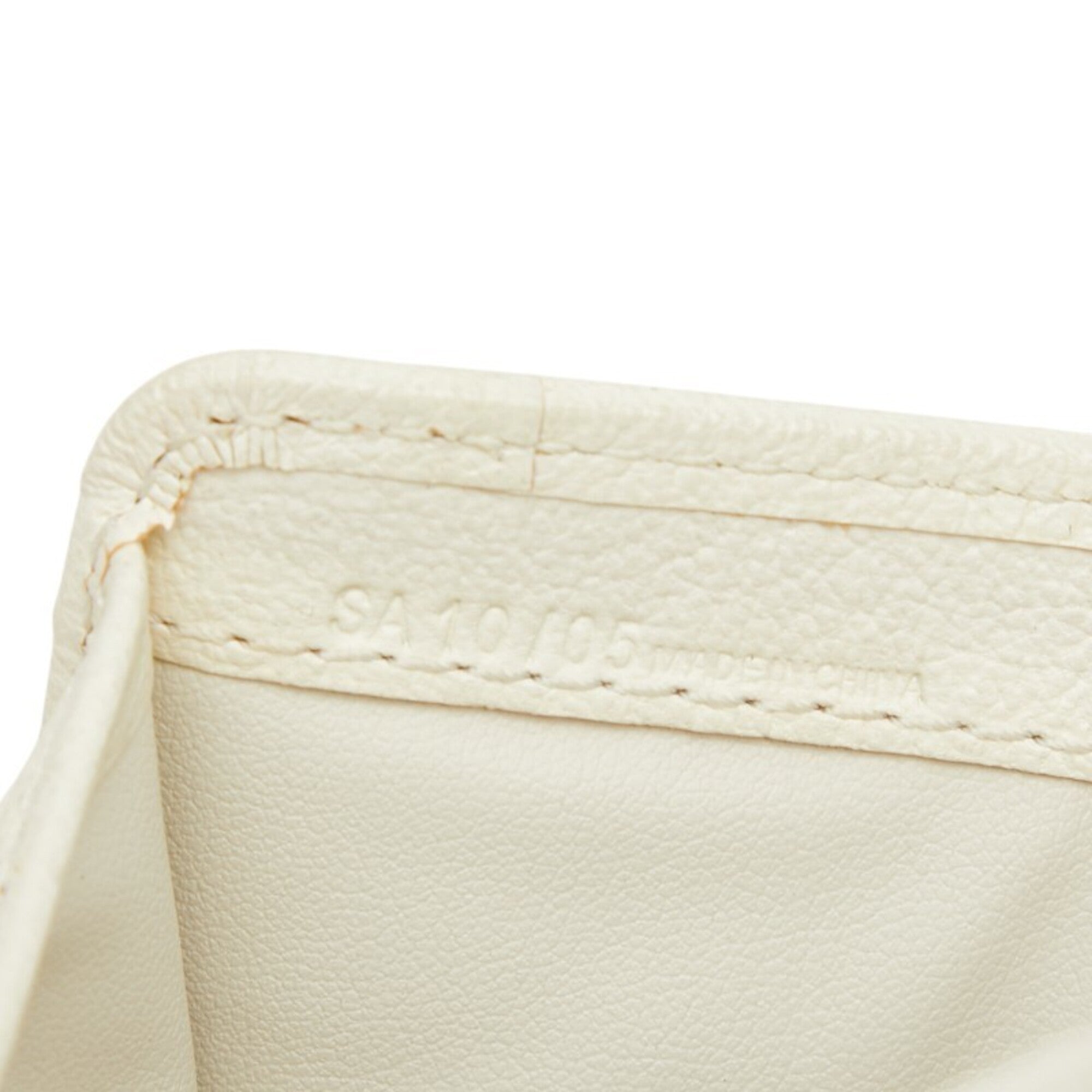 Celine Pink White Canvas Leather Wallet (Bi-Fold) (Pre-Owned)