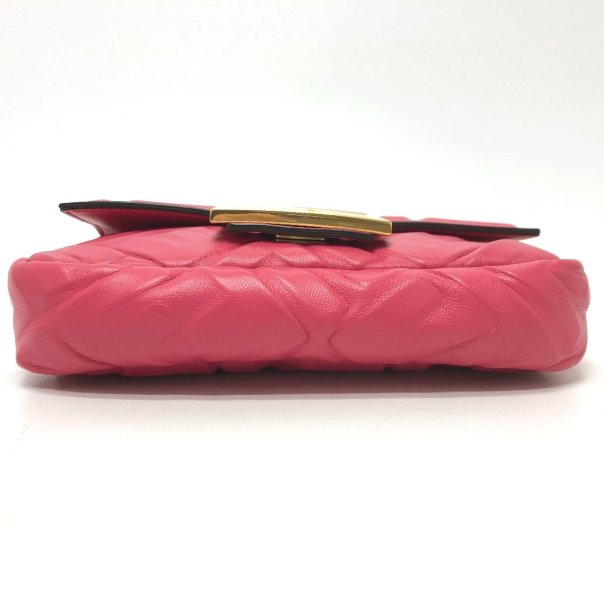 Fendi Pink Leather Shoulder Bag (Pre-Owned)