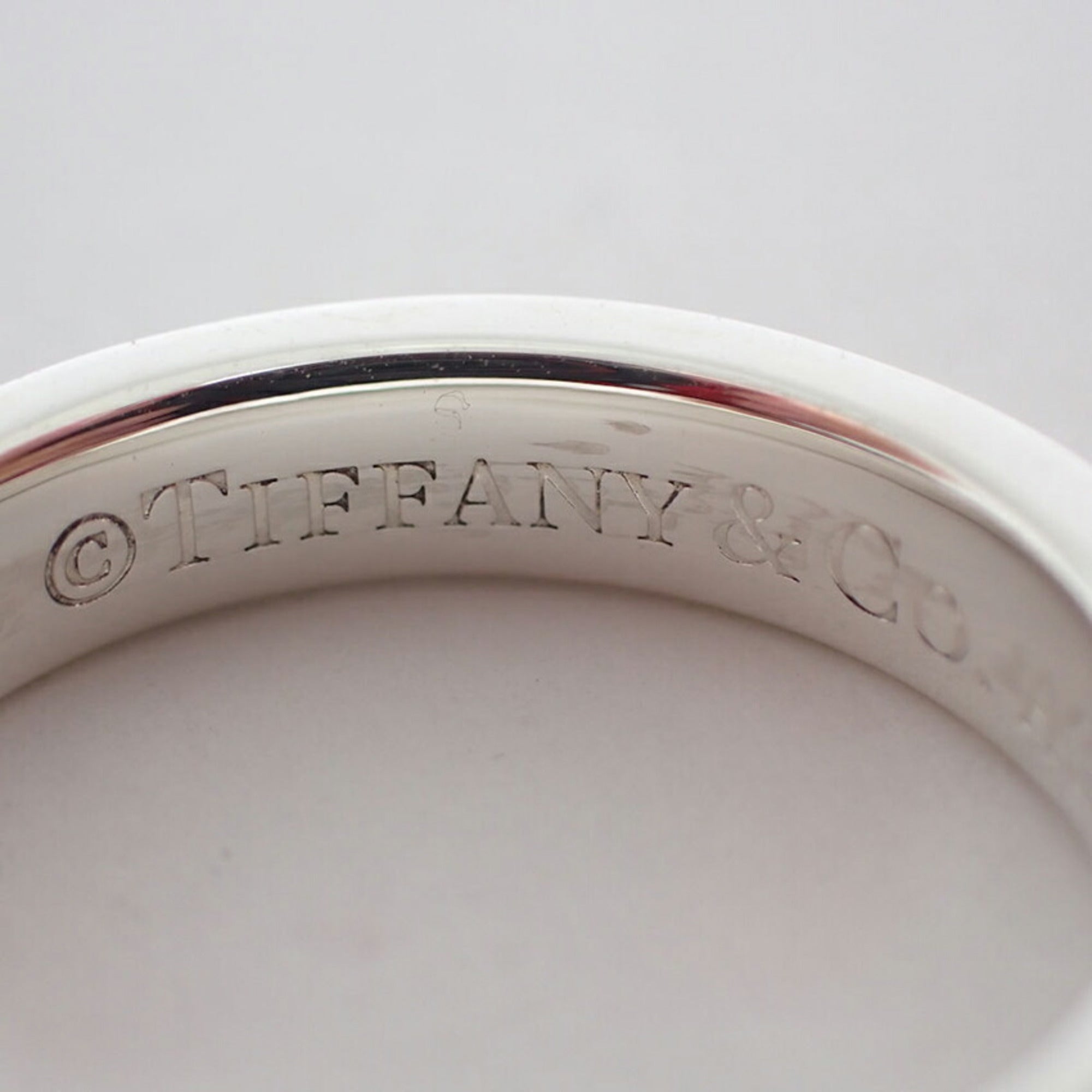 Tiffany Sterling Silver 925 Band Ring (Pre-Owned)