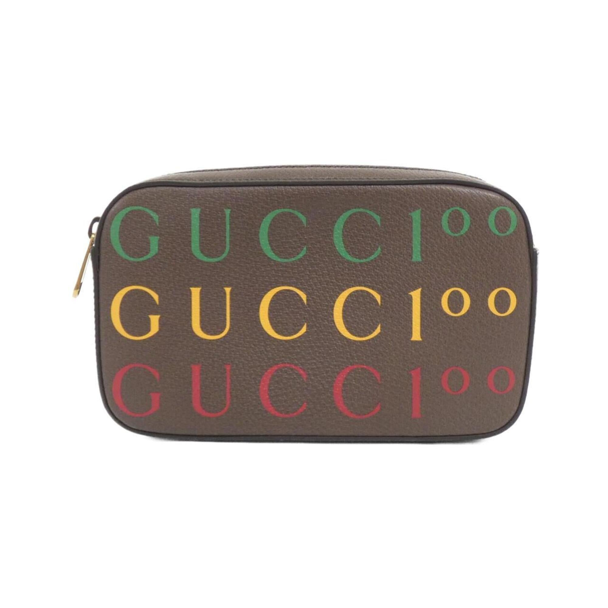 Gucci Brown Leather Fanny Pack (Pre-Owned)