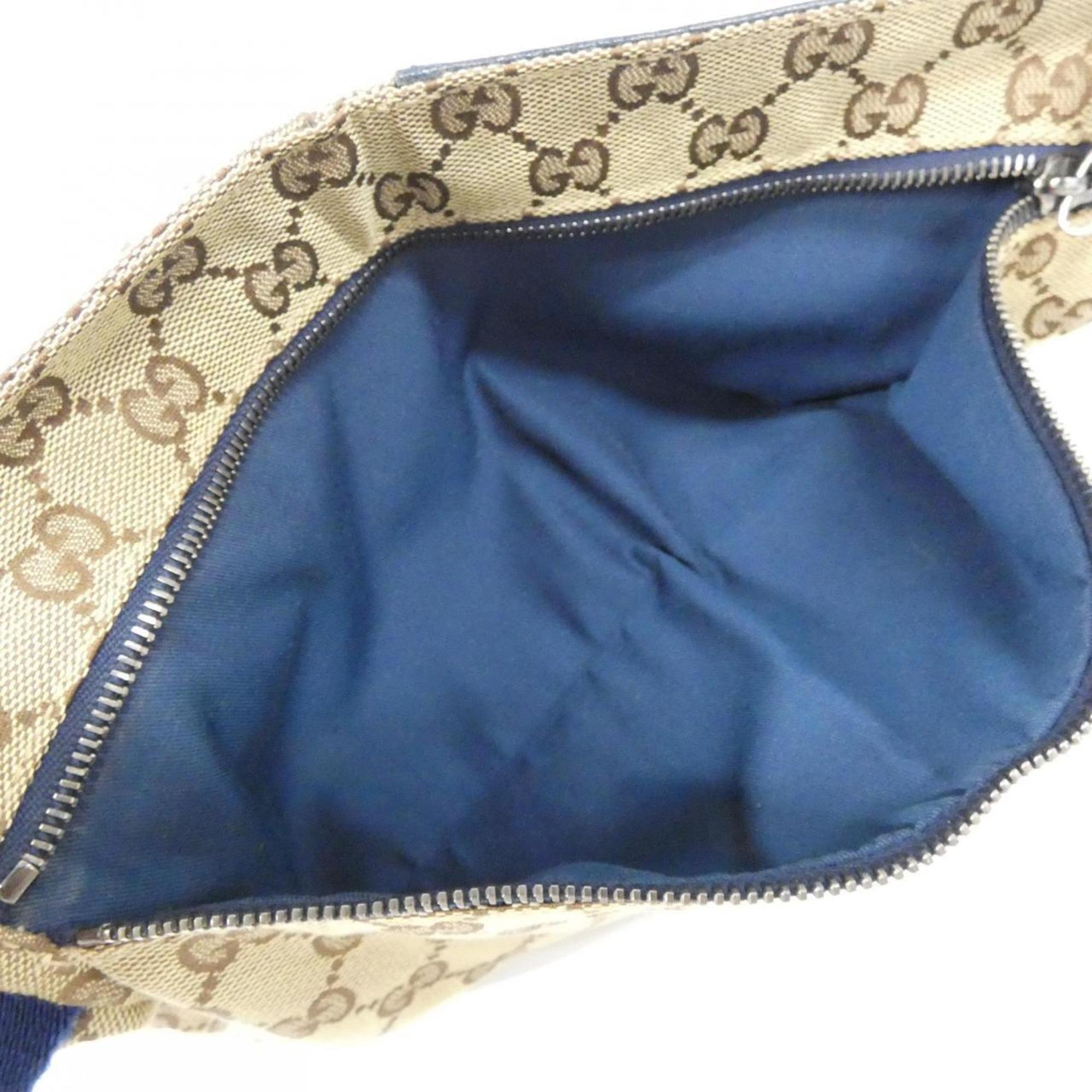 Gucci Beige Blue Orange Gg Canvas Fanny Pack (Pre-Owned)