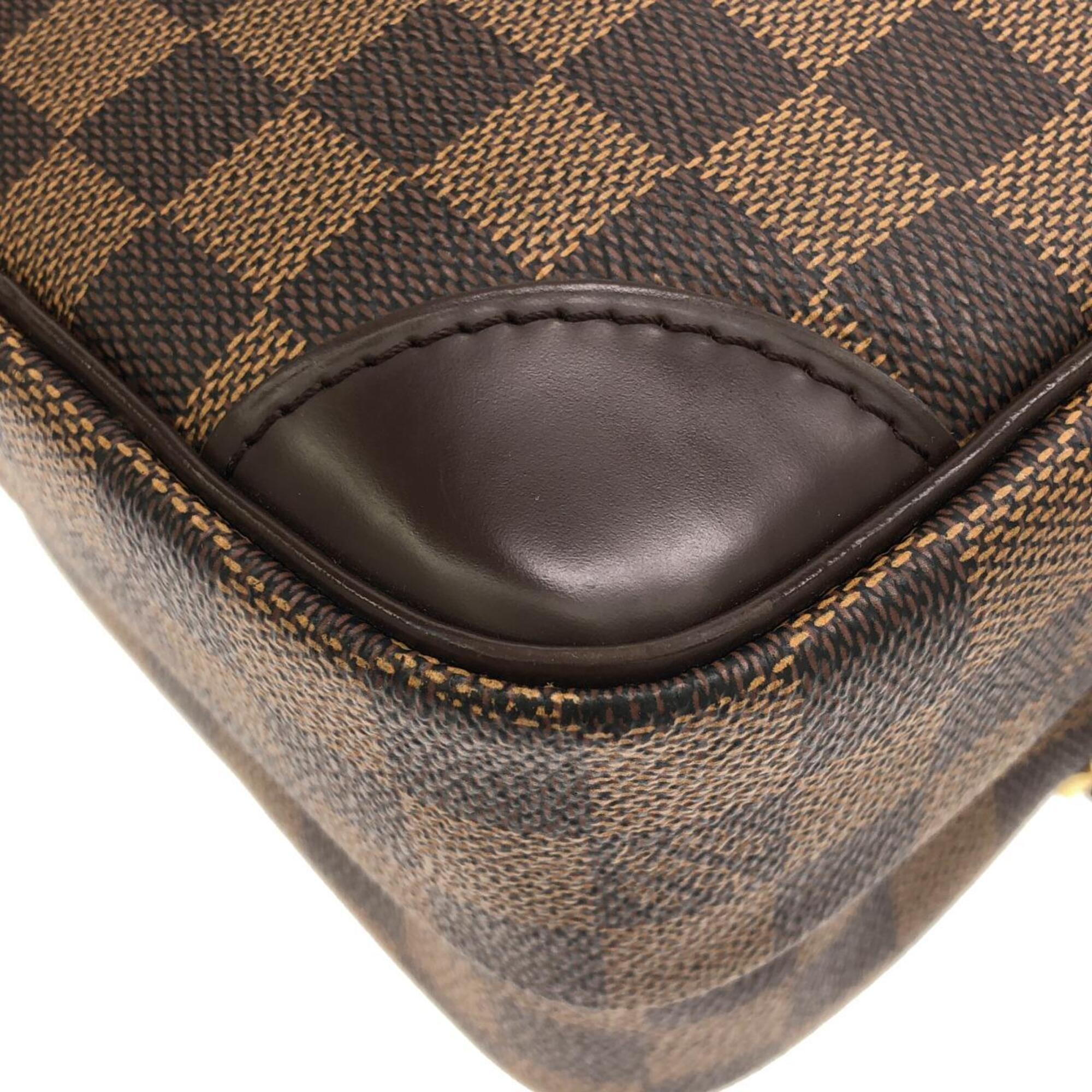Louis Vuitton Brown Coated Canvas Shoulder Bag (Pre-Owned)