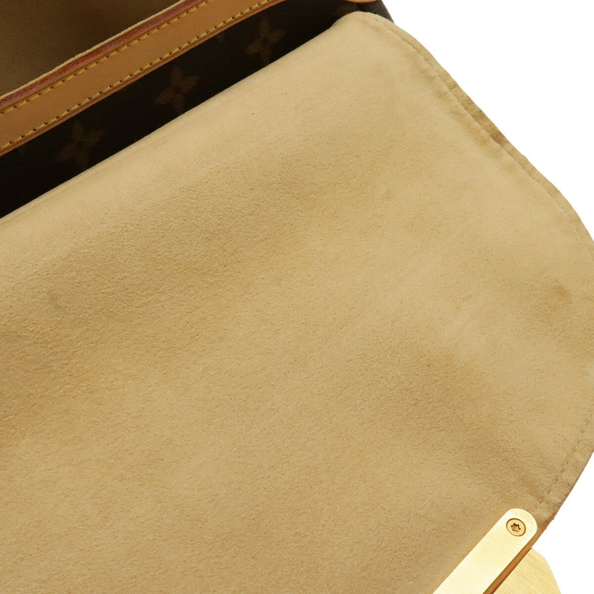 Louis Vuitton Brown Monogram Canvas Handbag Shoulder Bag (Pre-Owned)