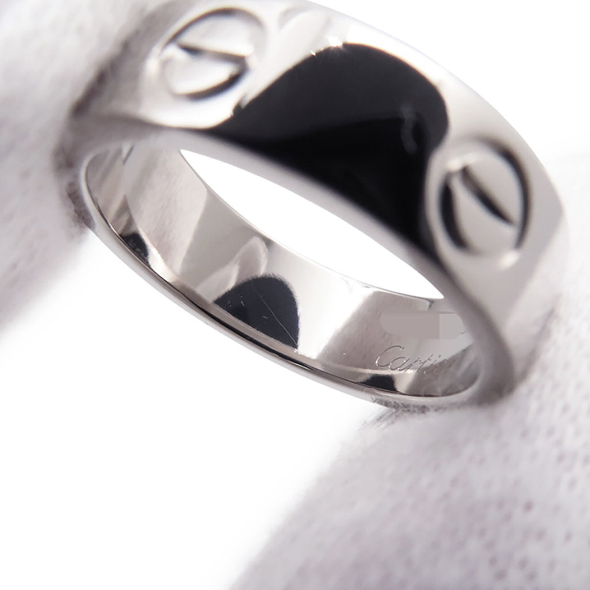 Cartier Love White Gold (18K) Band Ring (Pre-Owned)