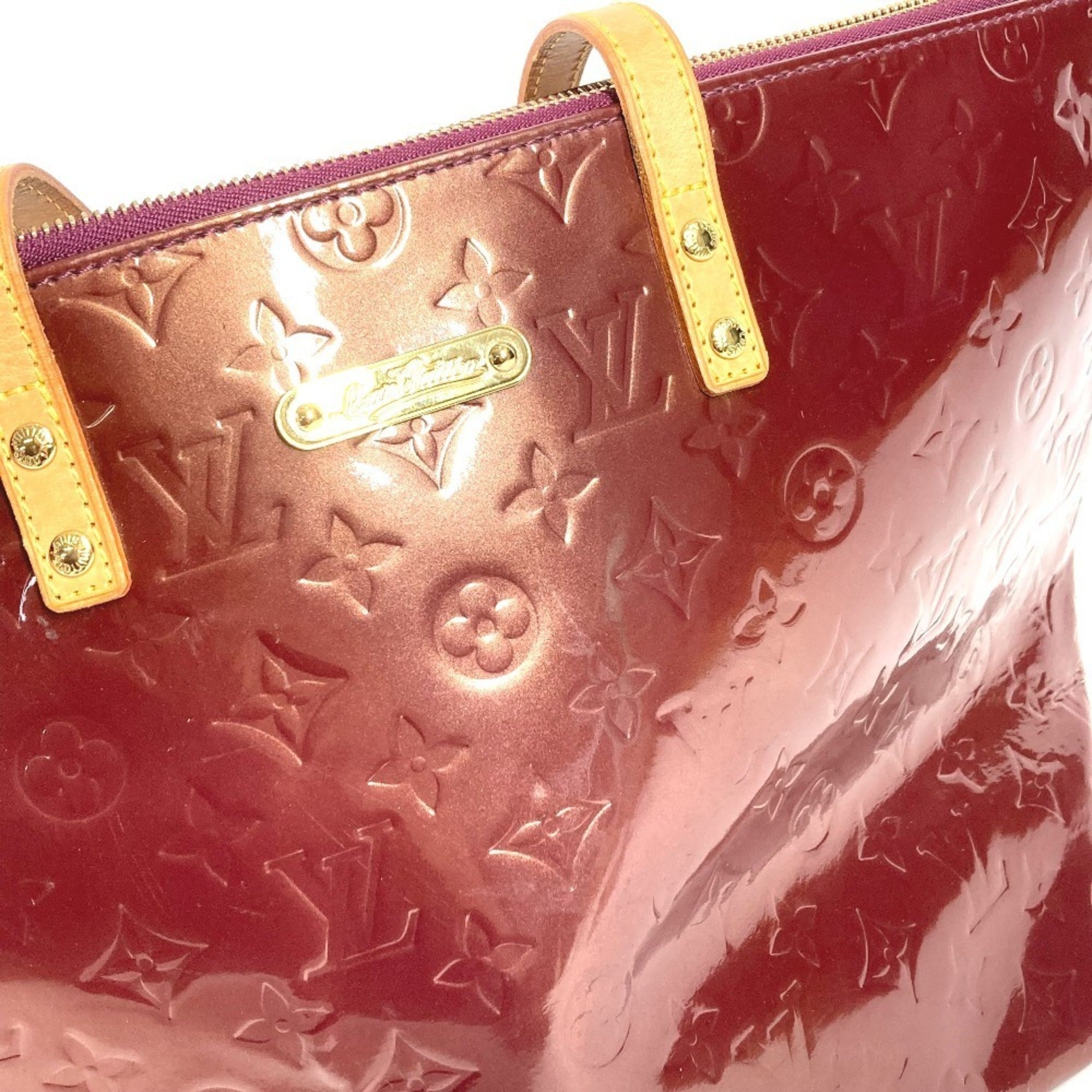 Louis Vuitton Purple Monogram Vernis Canvas Shoulder Bag Tote Bag (Pre-Owned)