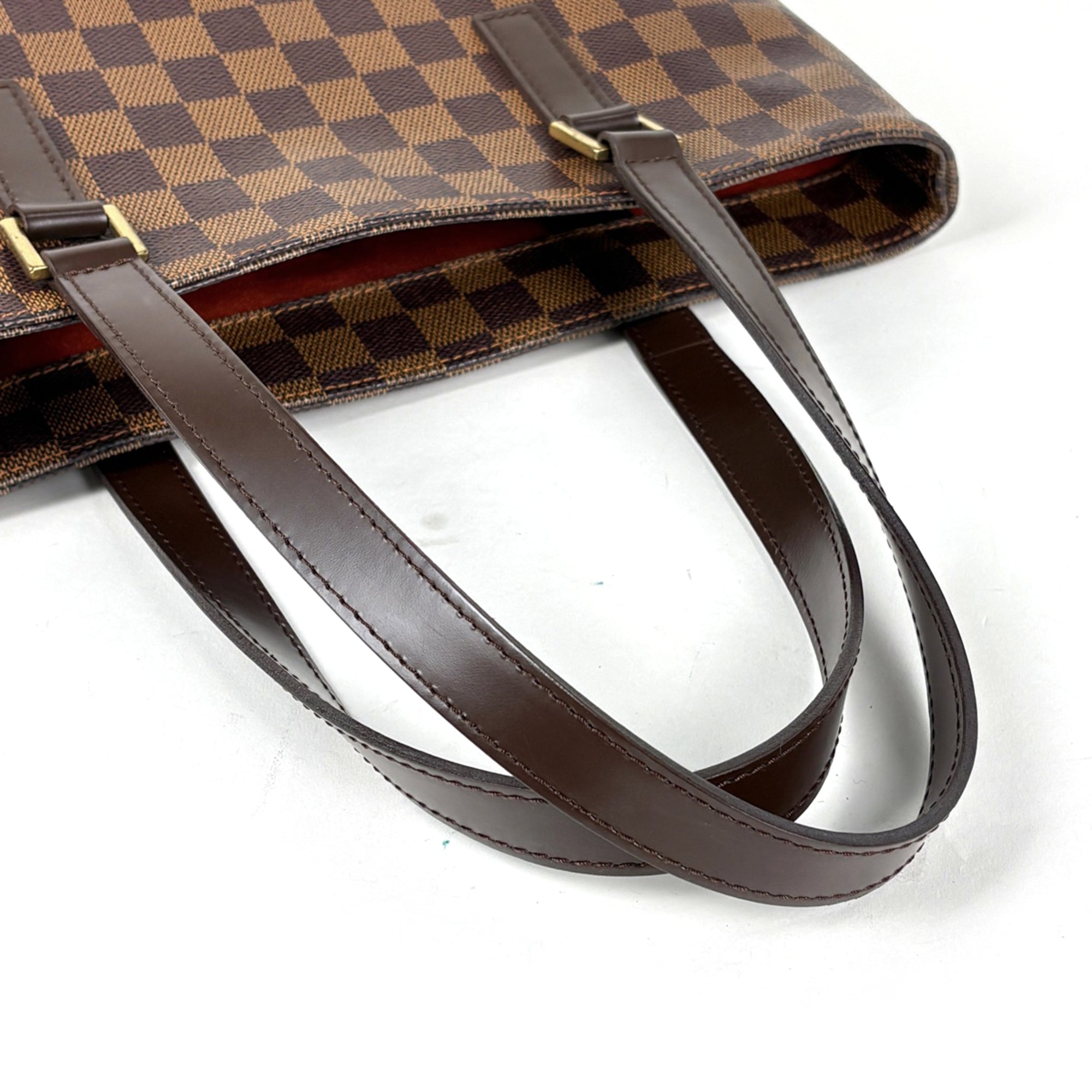 Louis Vuitton Damier Brown Damier Canvas Tote Bag (Pre-Owned)