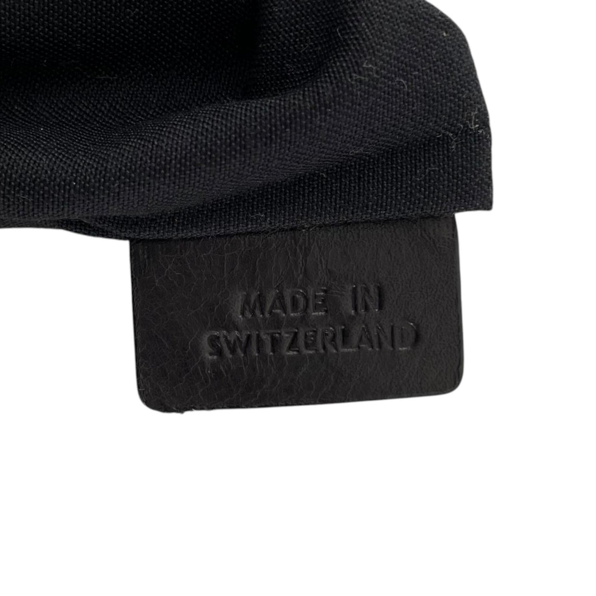 Bally Black Leather Canvas Shoulder Bag (Pre-Owned)