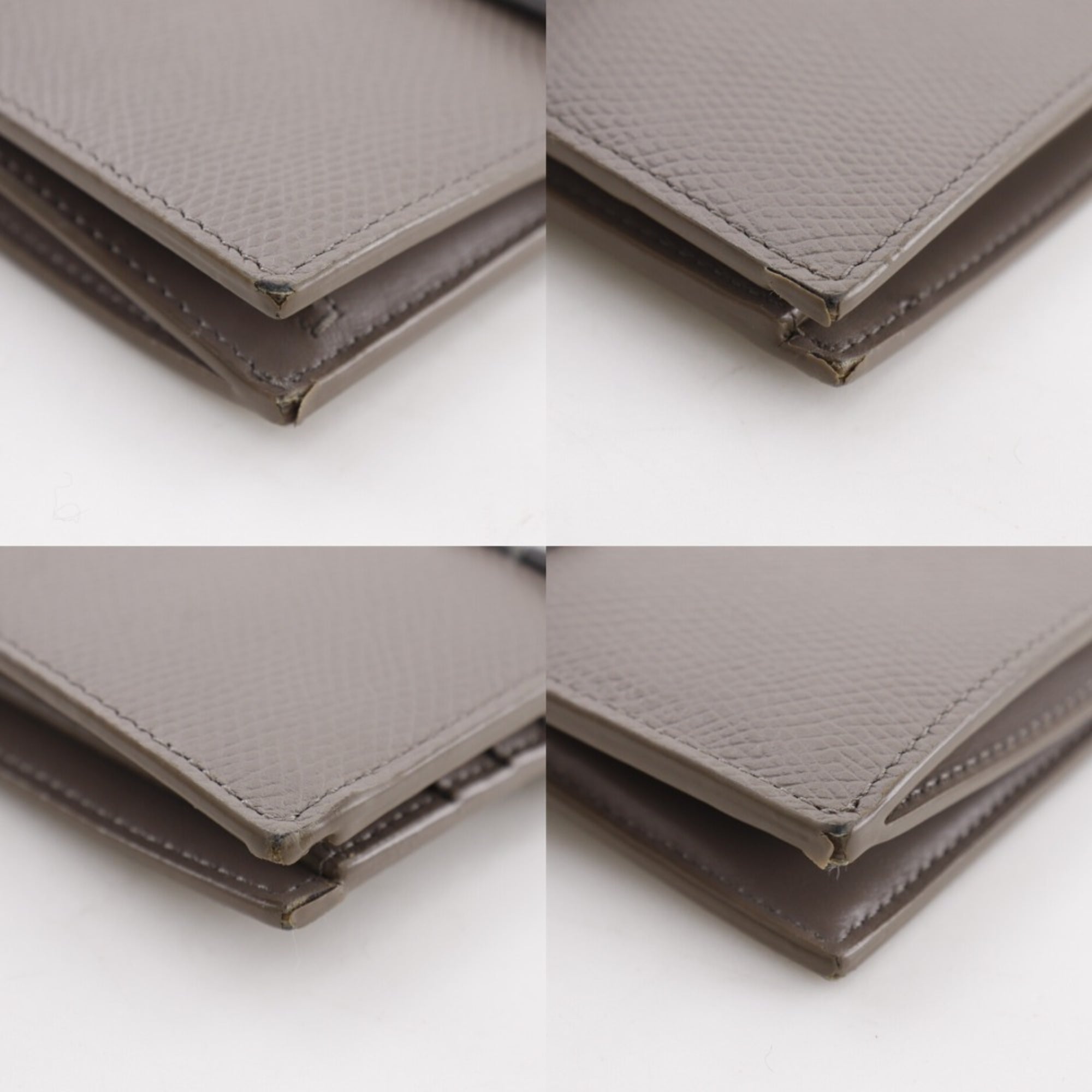 Celine Gray Leather Wallet (Bi-Fold) (Pre-Owned)