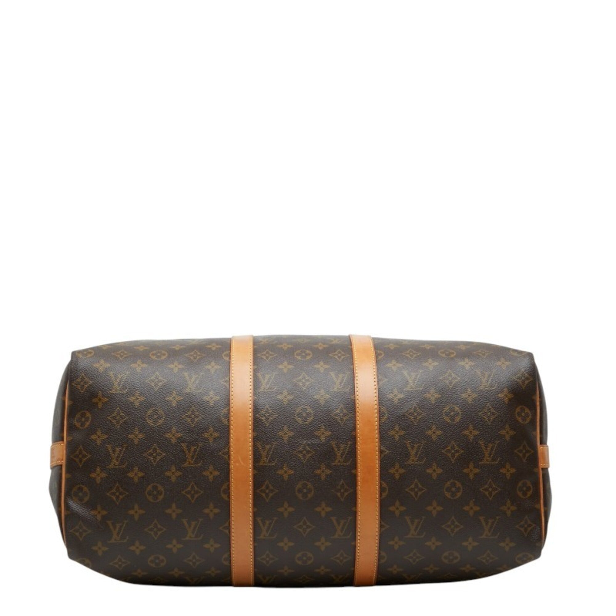Louis Vuitton Brown Pvc Leather Boston Bag Shoulder Bag (Pre-Owned)