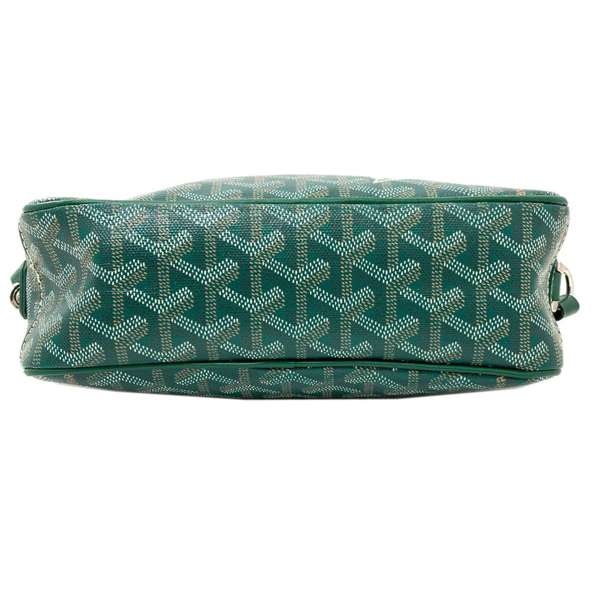 Goyard Green Coated Canvas Shoulder Bag (Pre-Owned)