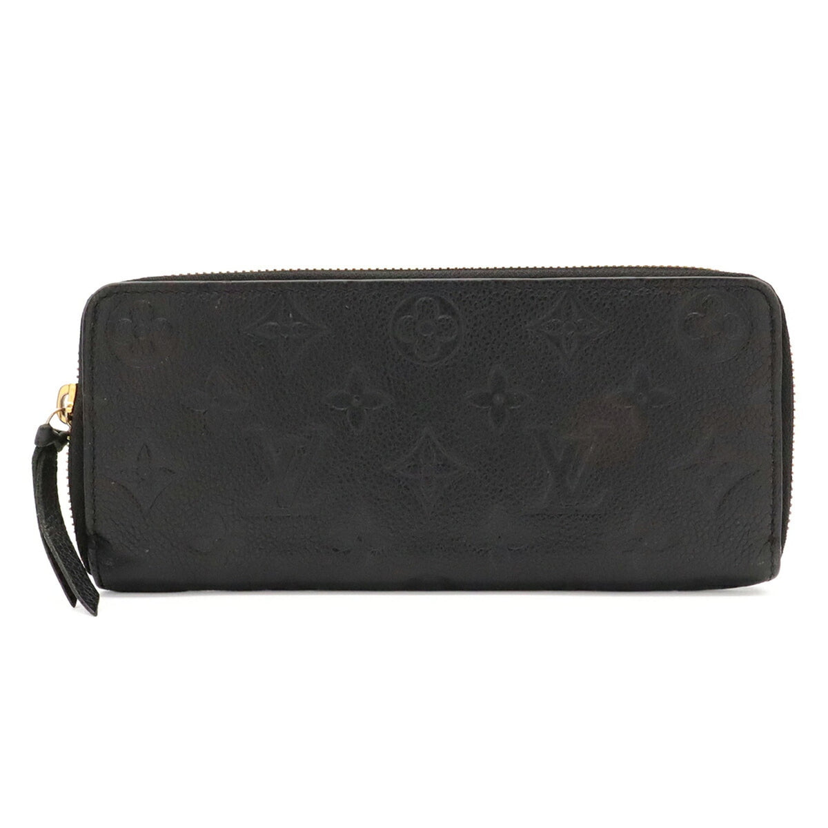 Louis Vuitton Noir Monogram Empreinte Leather Long Wallet (Bi-Fold) (Pre-Owned)