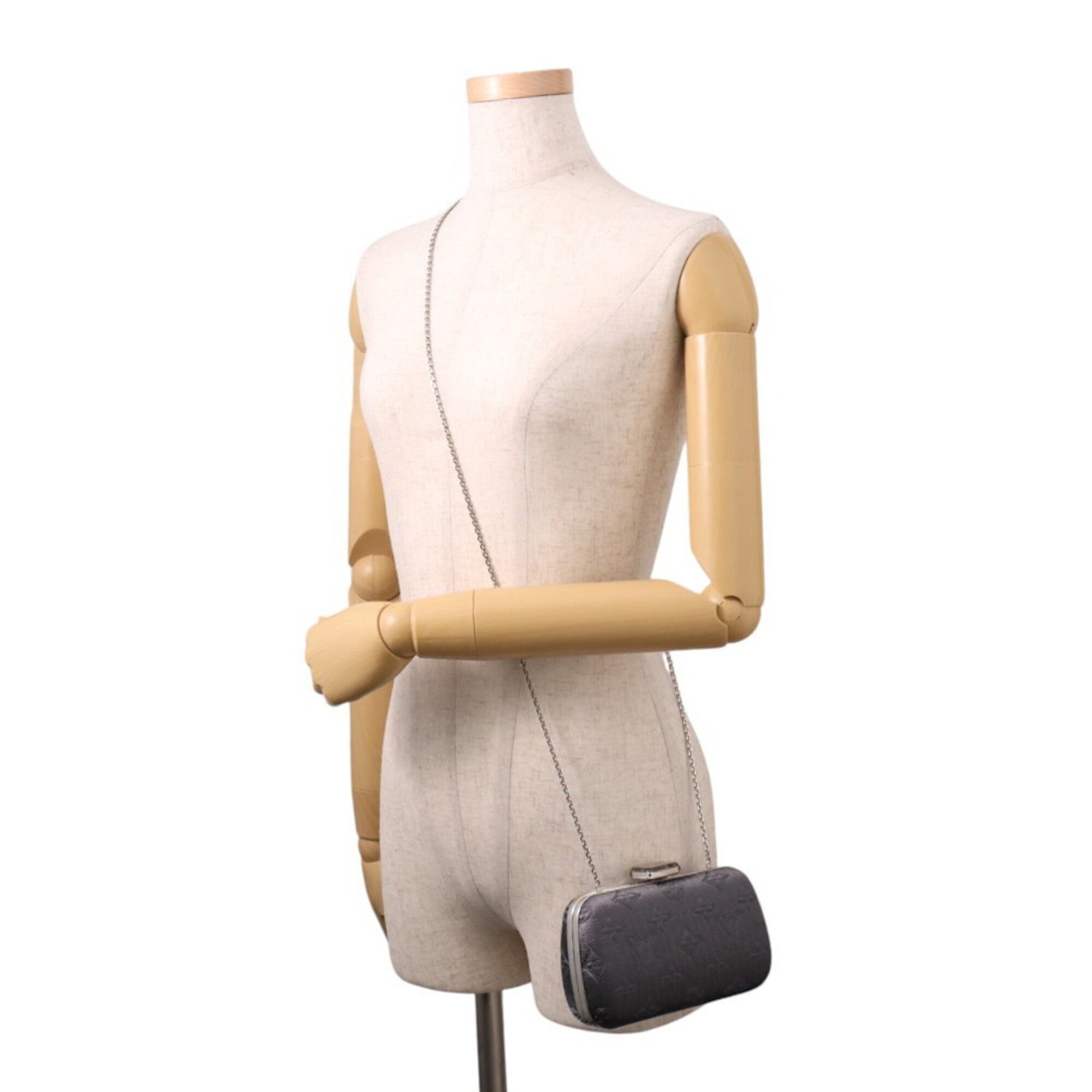 Louis Vuitton Monogram Motard Gray Monogram Clutch Bag Handbag Shoulder Bag (Pre-Owned)