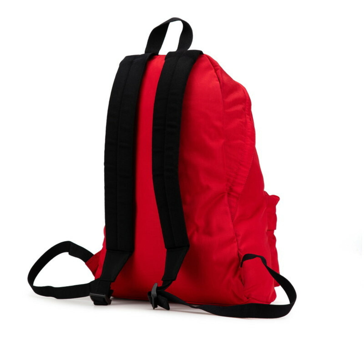 Balenciaga Red Color Nylon Canvas Backpack (Pre-Owned)