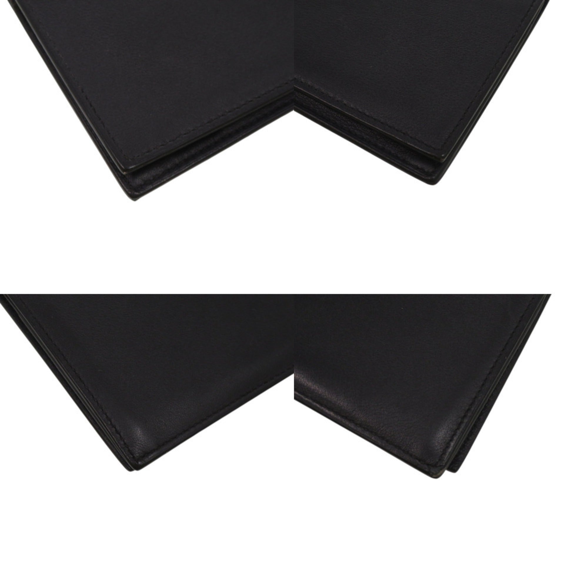 Hermes Blue Indigo Navy Swift Leather Long Wallet (Bi-Fold) (Pre-Owned)