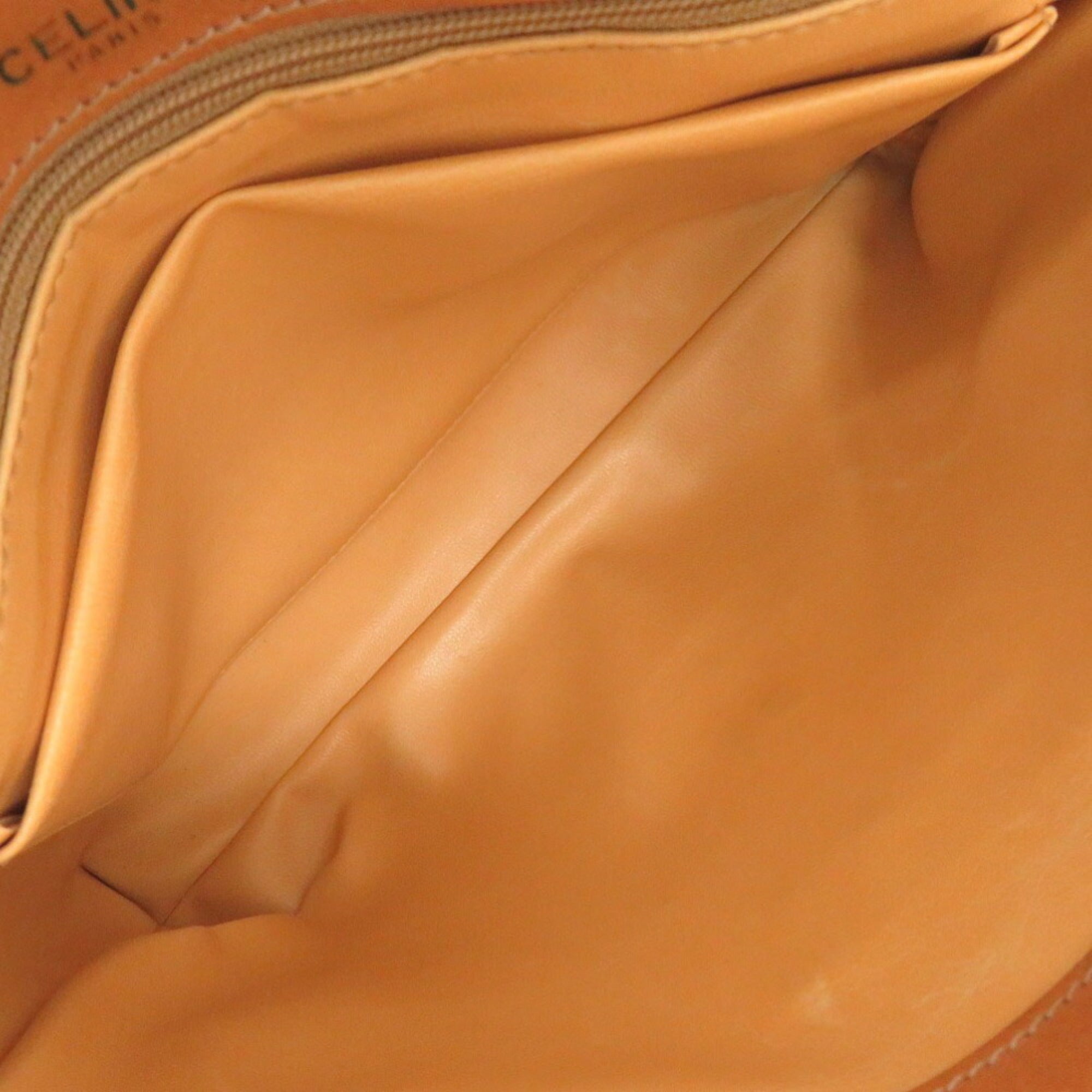 Celine Beige Pvc Leather Shoulder Bag (Pre-Owned)
