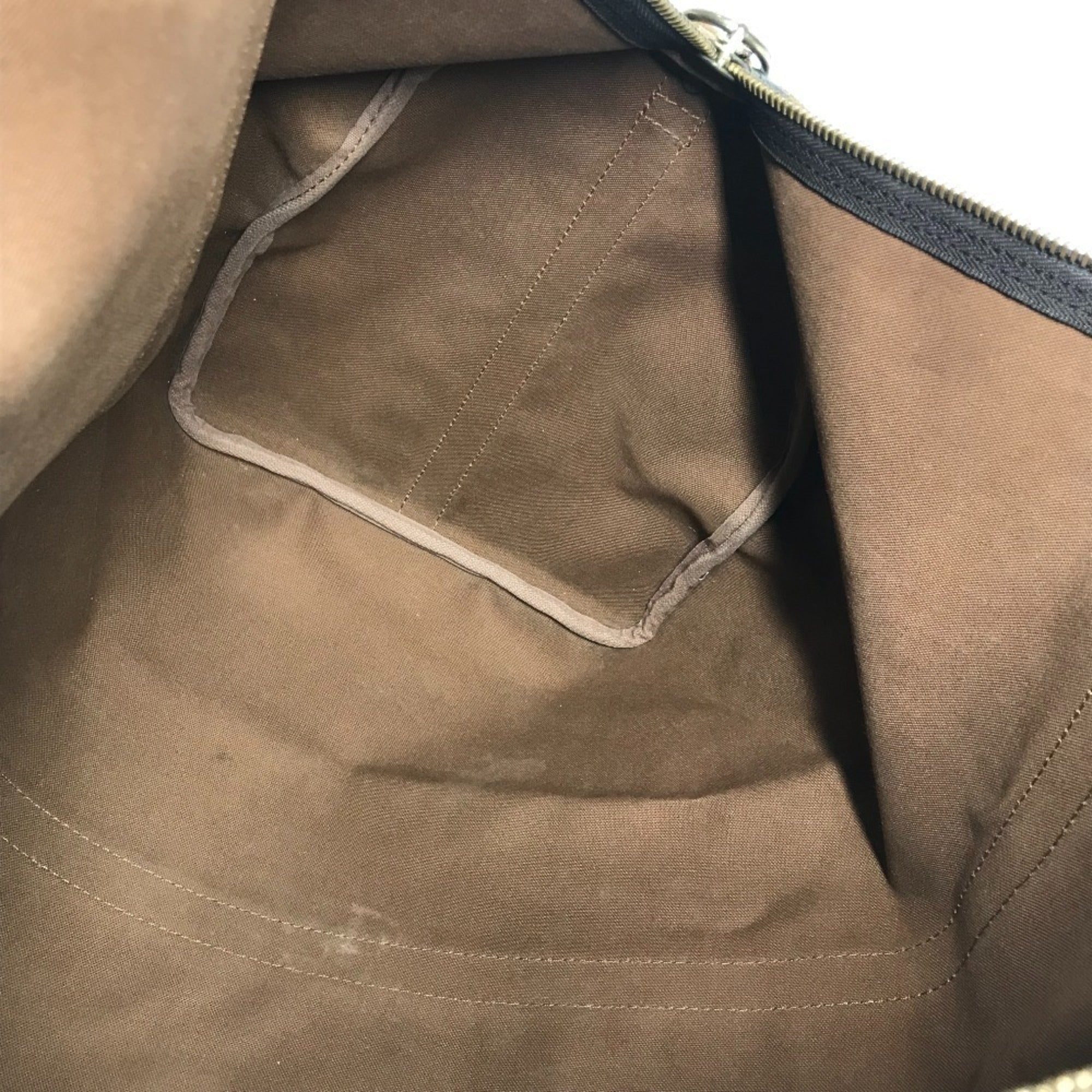 Louis Vuitton Brown Monogram Boston Bag Handbag Shoulder Bag (Pre-Owned)
