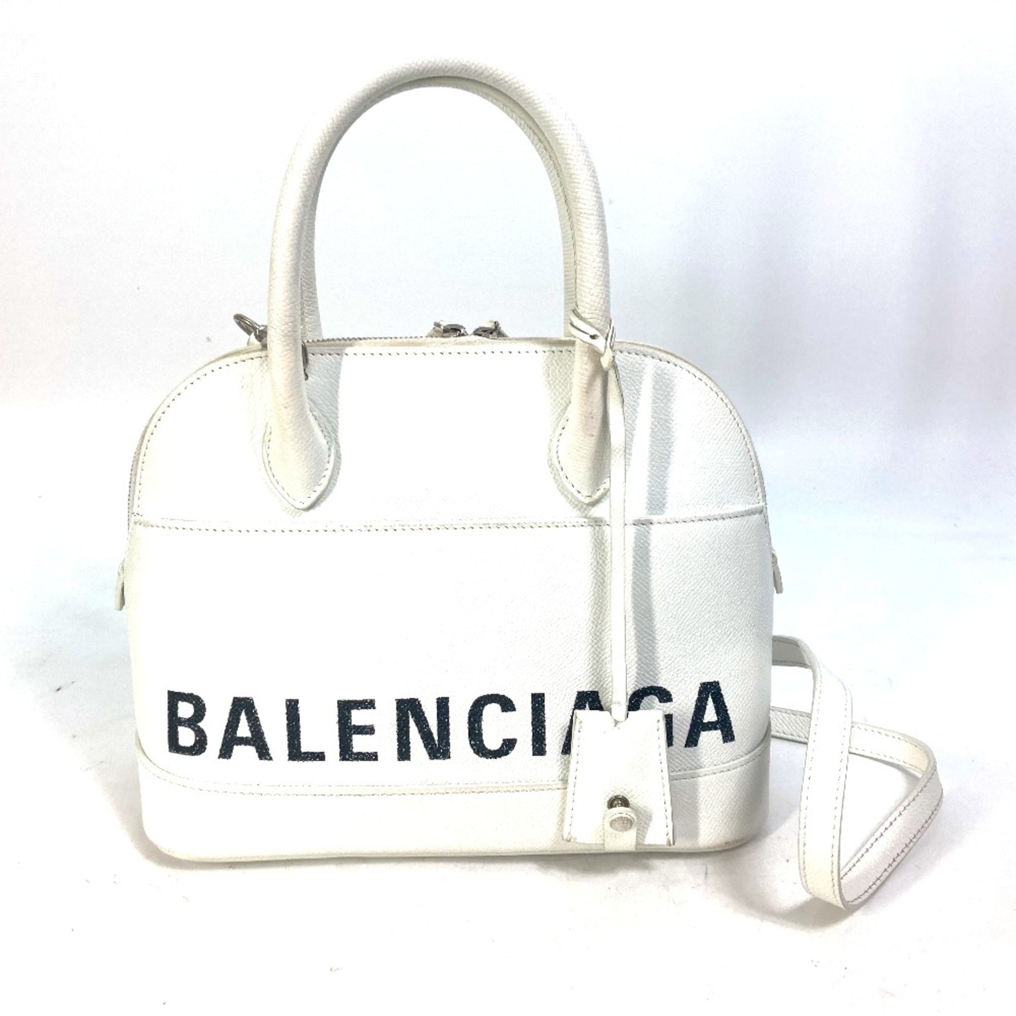 Balenciaga White Leather Handbag (Pre-Owned)