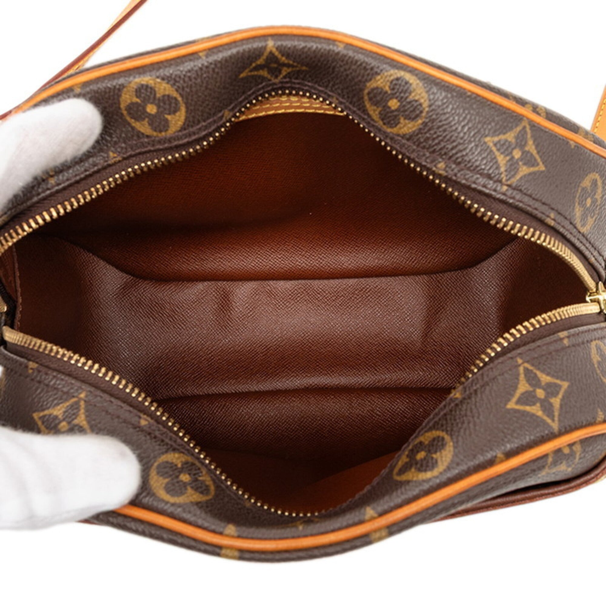 Louis Vuitton Brown Pvc Leather Shoulder Bag (Pre-Owned)