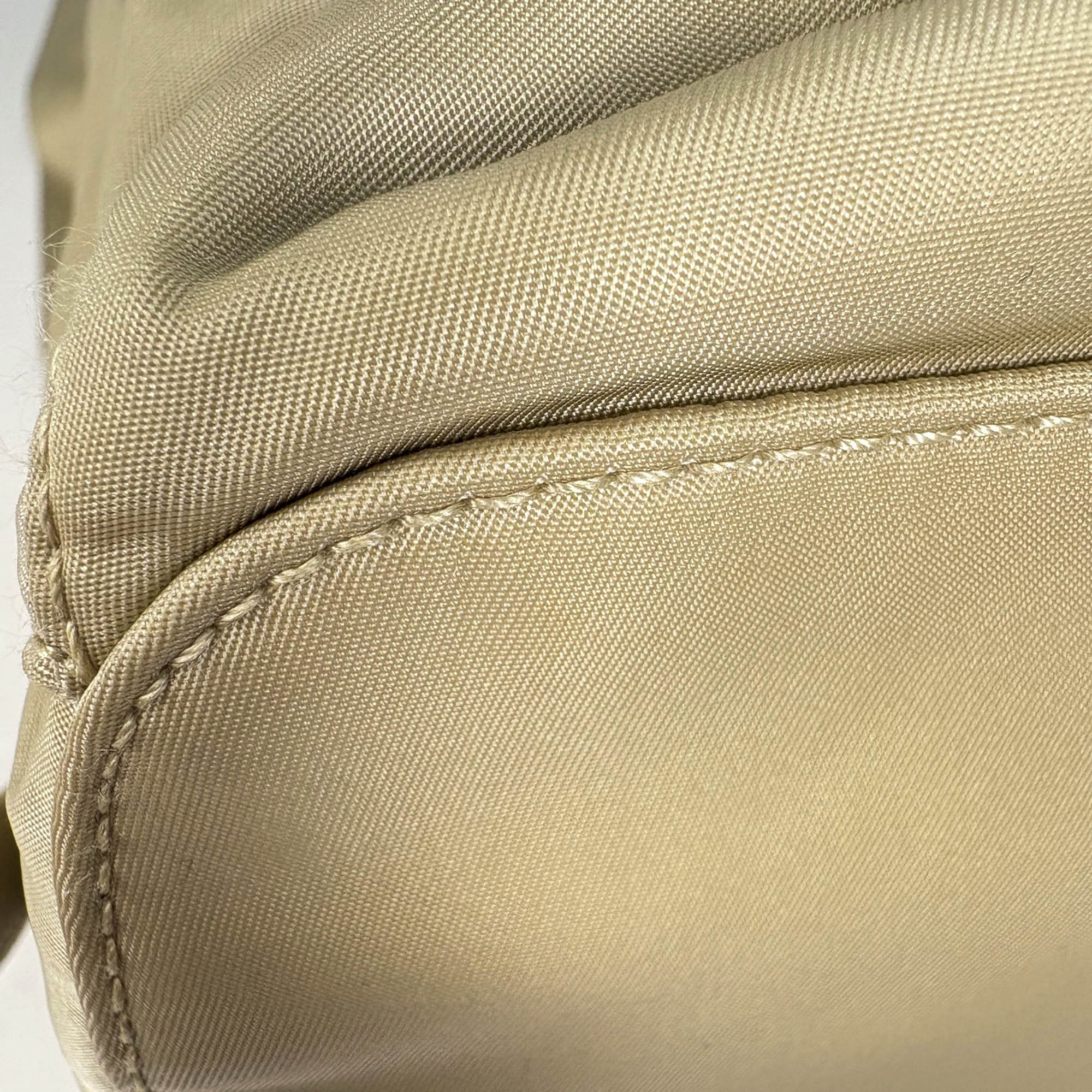 Prada Beige Nylon Backpack (Pre-Owned)