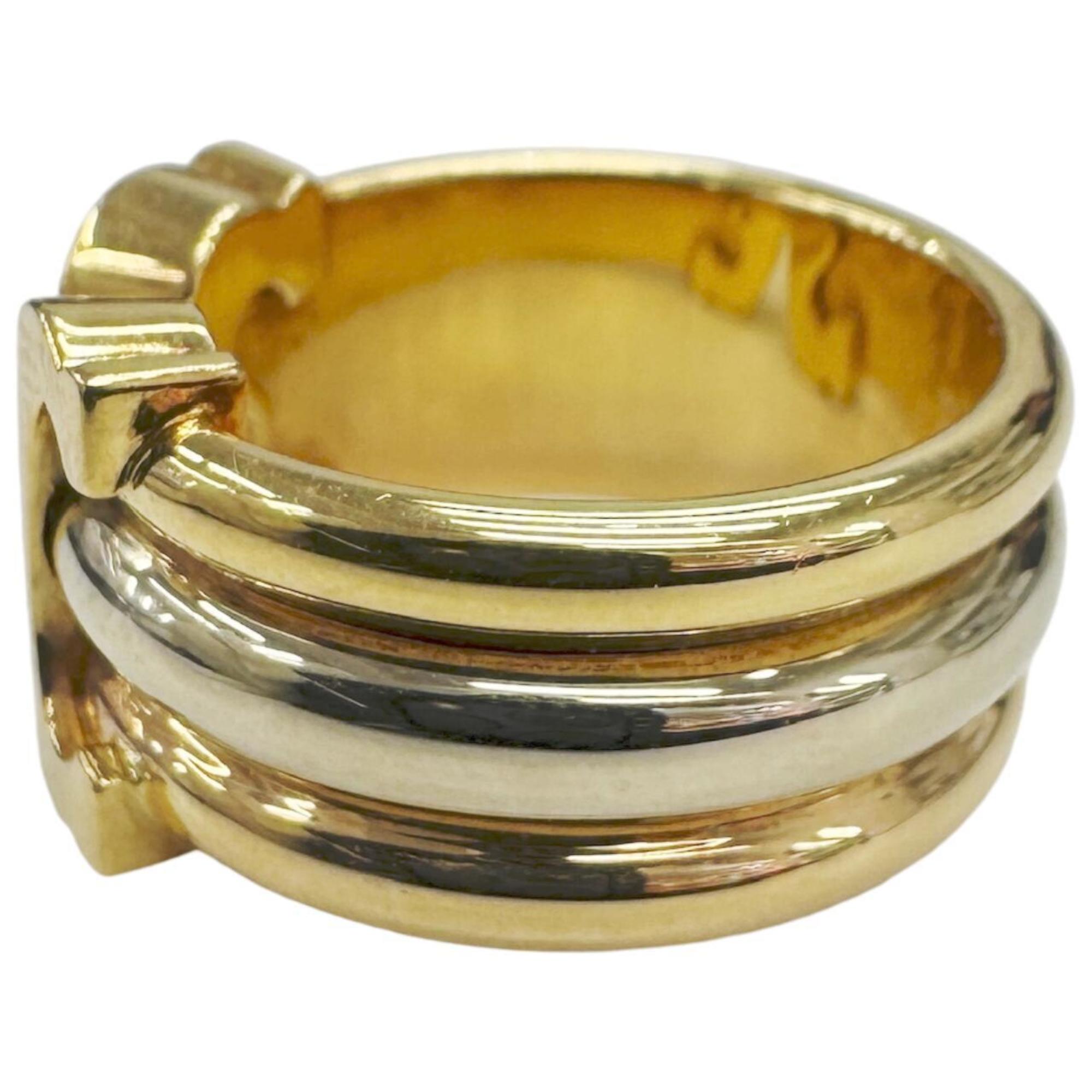 Cartier Pink Gold White Gold Yellow Gold Yellow Gold (18K) Pink Gold (18K) White Gold (18K) Band Ring (Pre-Owned)
