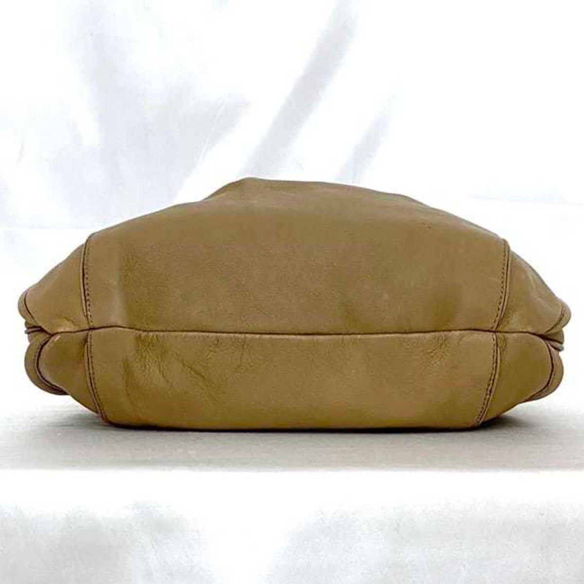 Chloé Beige Brown Leather Shoulder Bag (Pre-Owned)