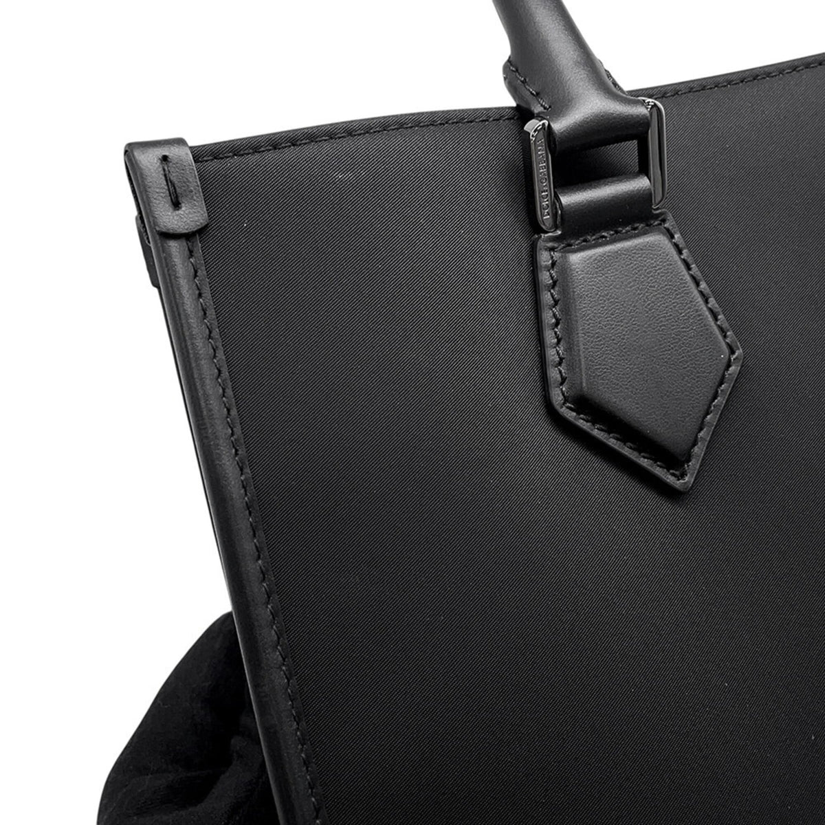 Dolce & Gabbana Black Nylon Handbag Tote Bag (Pre-Owned)