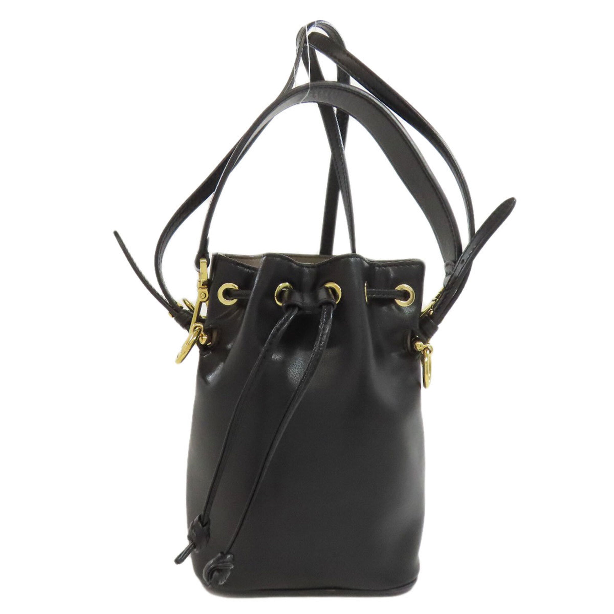 Fendi Black Leather Handbag (Pre-Owned)