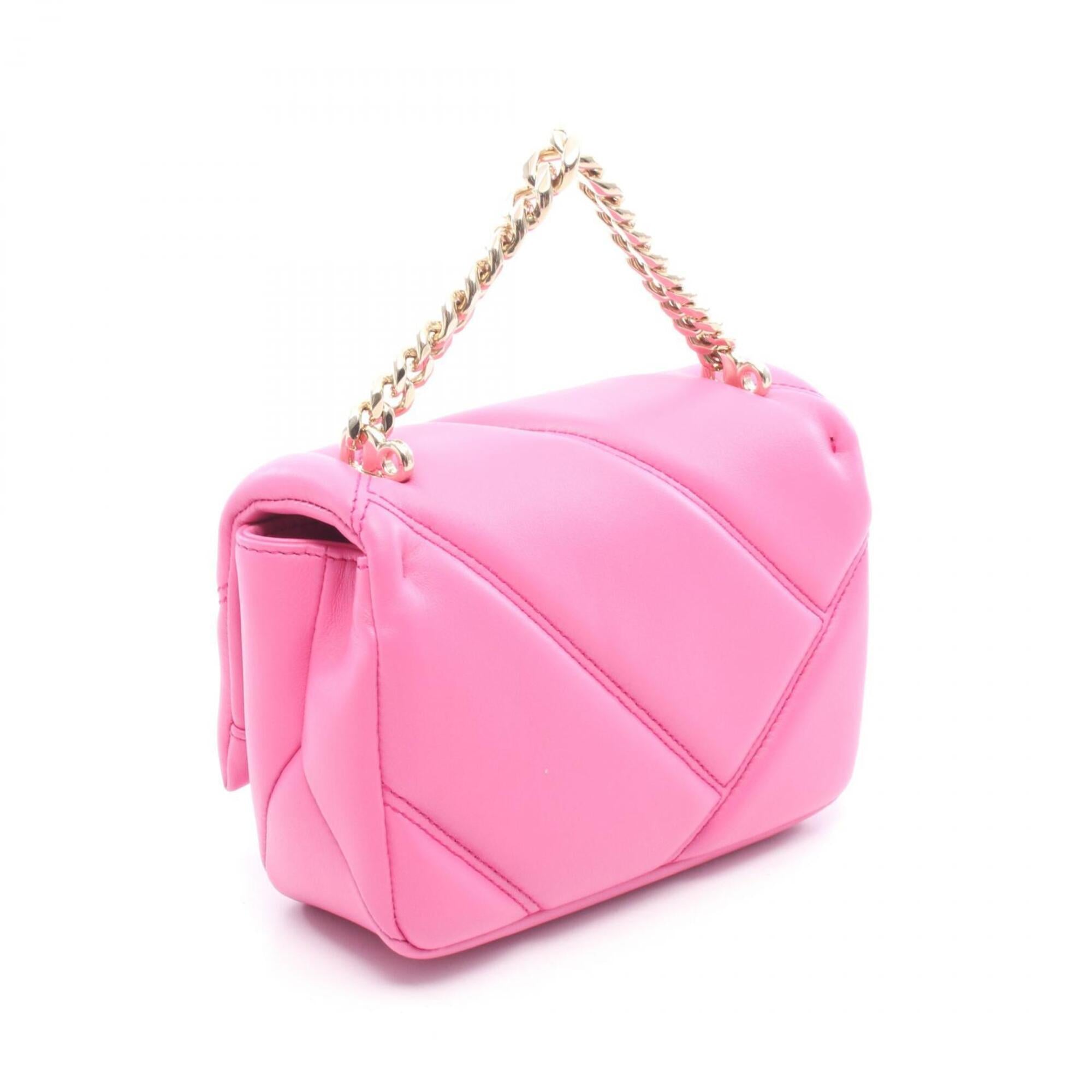 Bvlgari Pink Leather Handbag (Pre-Owned)
