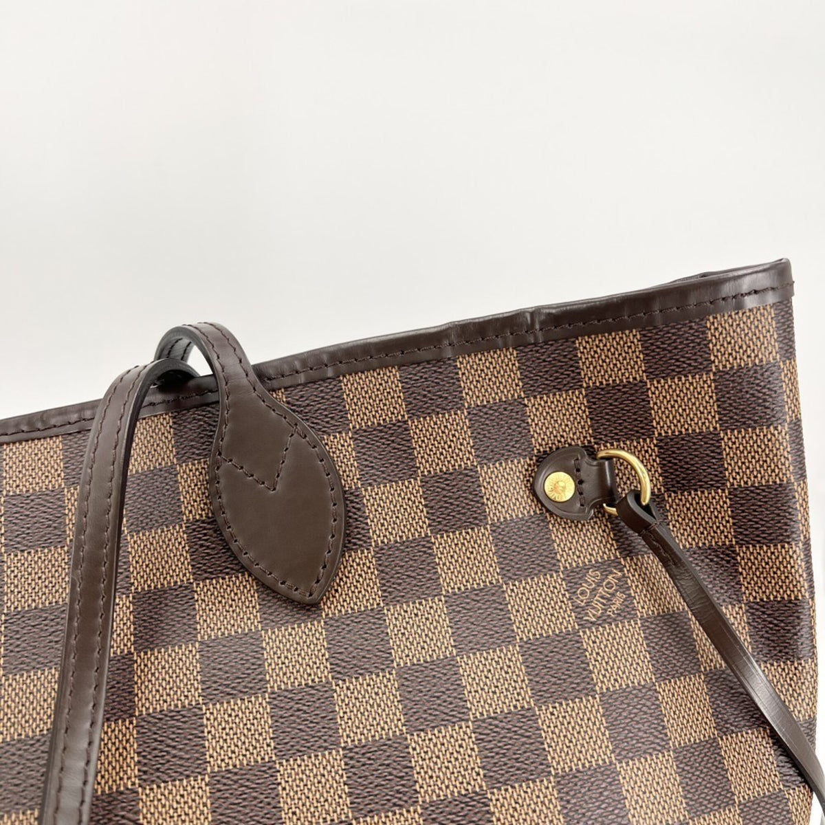 Louis Vuitton Brown Damier Canvas Damier Canvas Handbag Tote Bag (Pre-Owned)