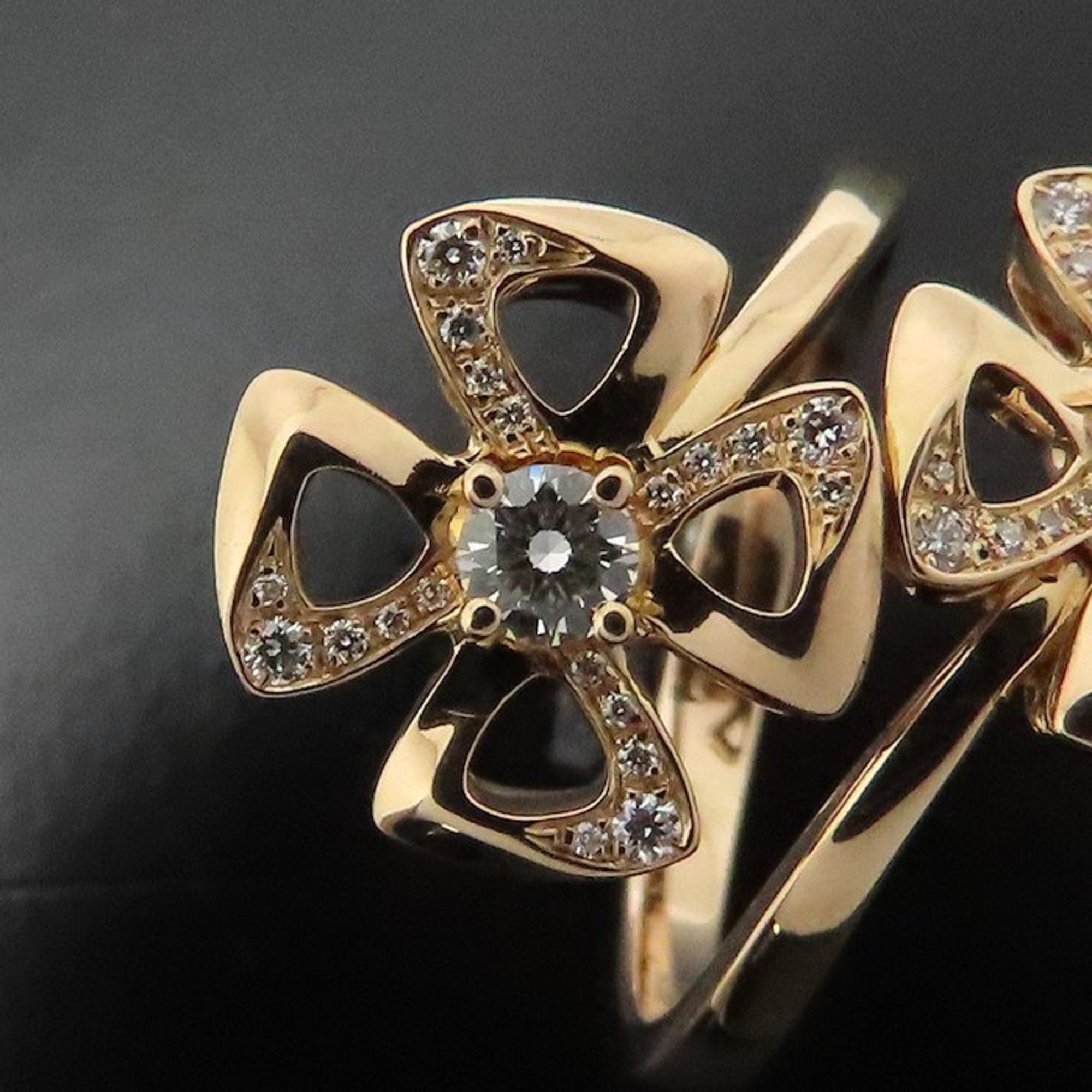 Bvlgari Pink Gold Pink Gold (18K) Band Ring (Pre-Owned)