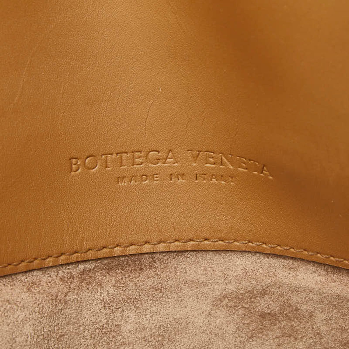 Bottega Veneta Brown Leather Handbag Shoulder Bag (Pre-Owned)