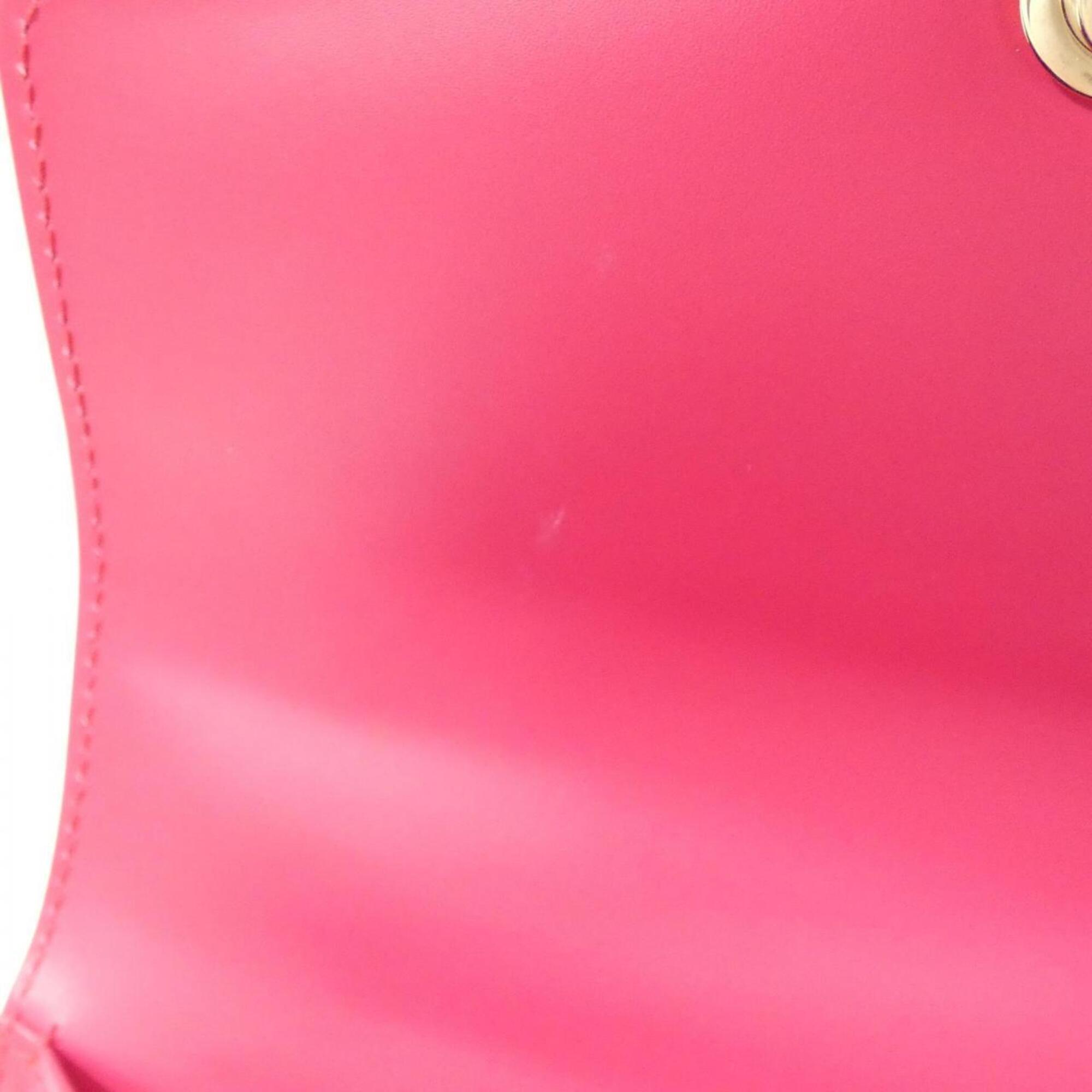 Bvlgari Pink Leather Handbag (Pre-Owned)