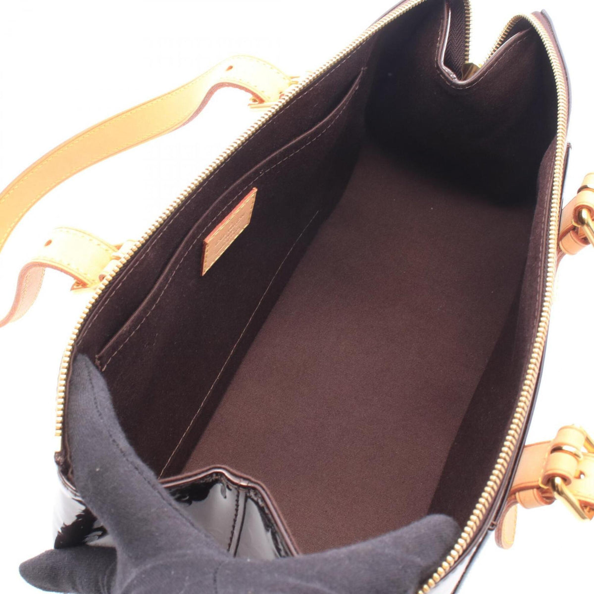 Louis Vuitton Purple Leather Handbag (Pre-Owned)