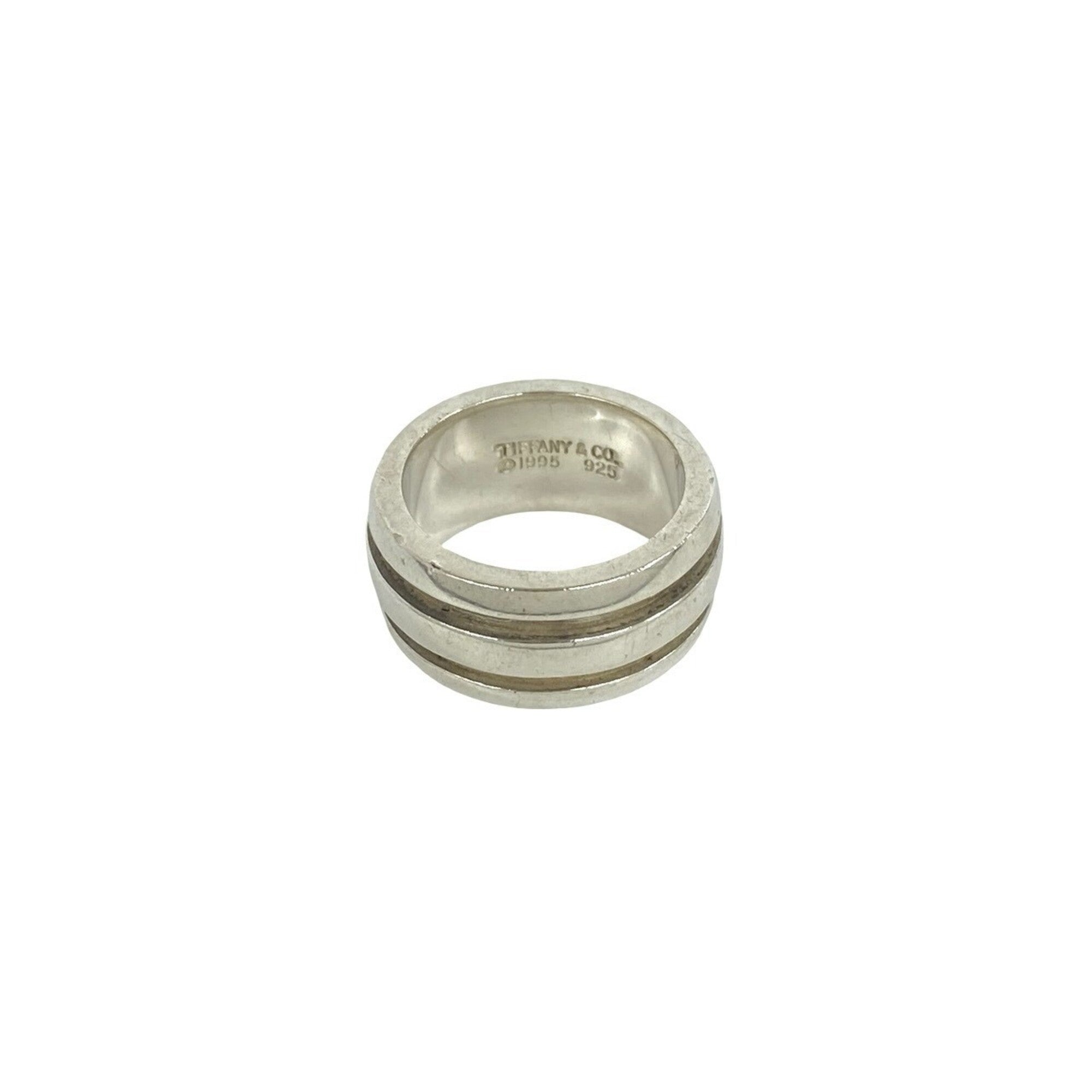 Tiffany Silver Silver 925 Band Ring (Pre-Owned)