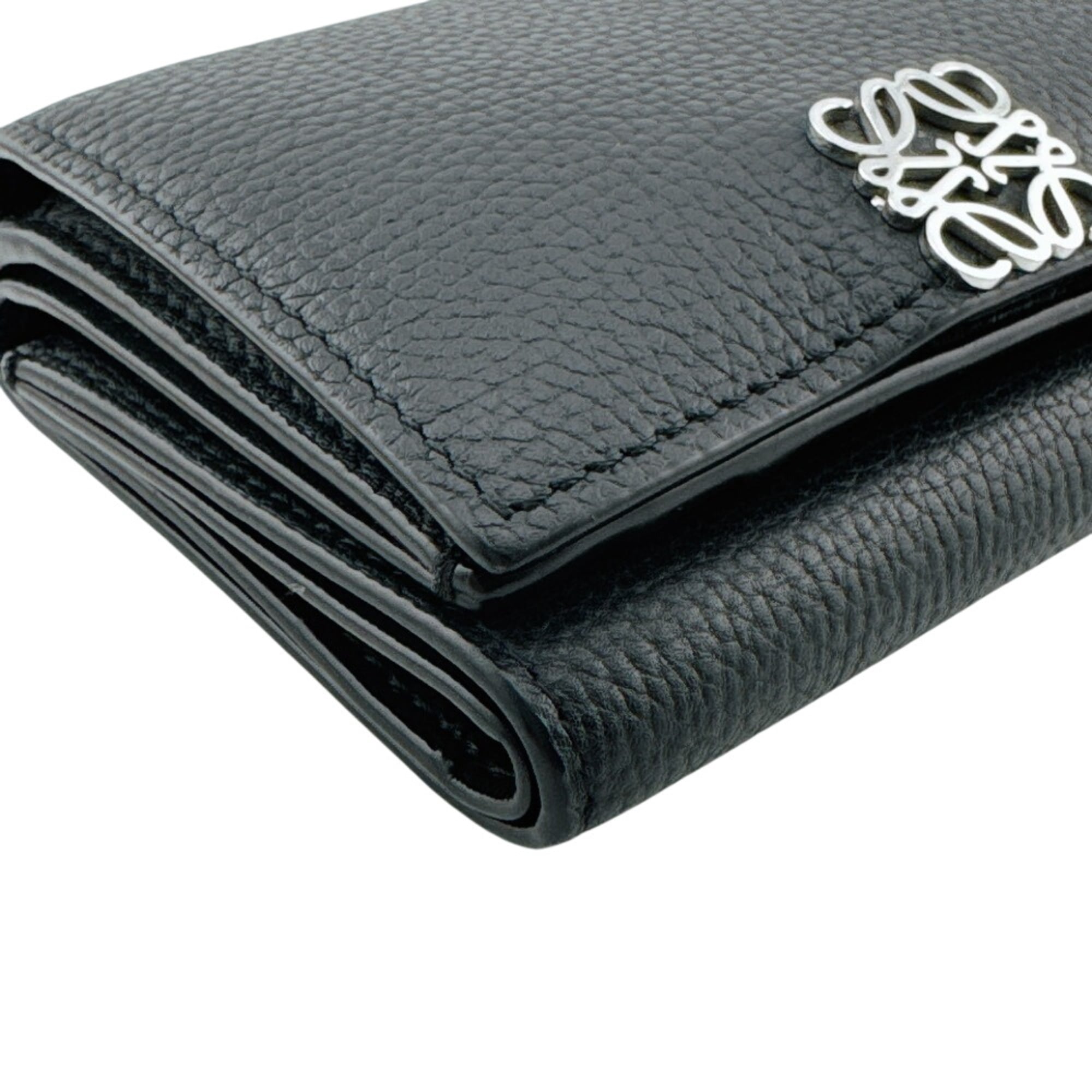 Loewe Black Leather Wallet (Tri-Fold) (Pre-Owned)