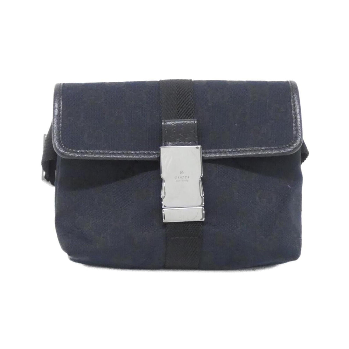 Gucci Black Gg Canvas Fanny Pack (Pre-Owned)