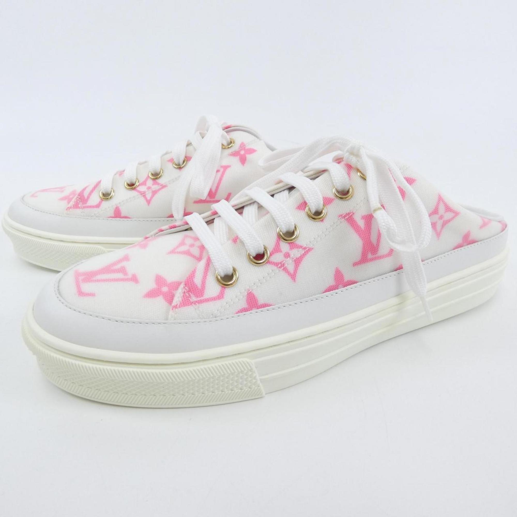 Louis Vuitton Pink White Sneakers (Pre-Owned)